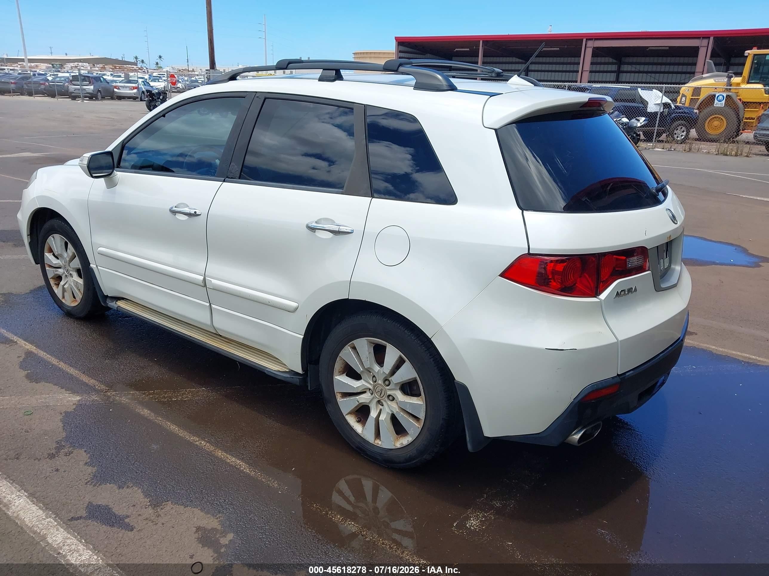 2011 Acura Rdx   White vin: 5J8TB2H54BA000360