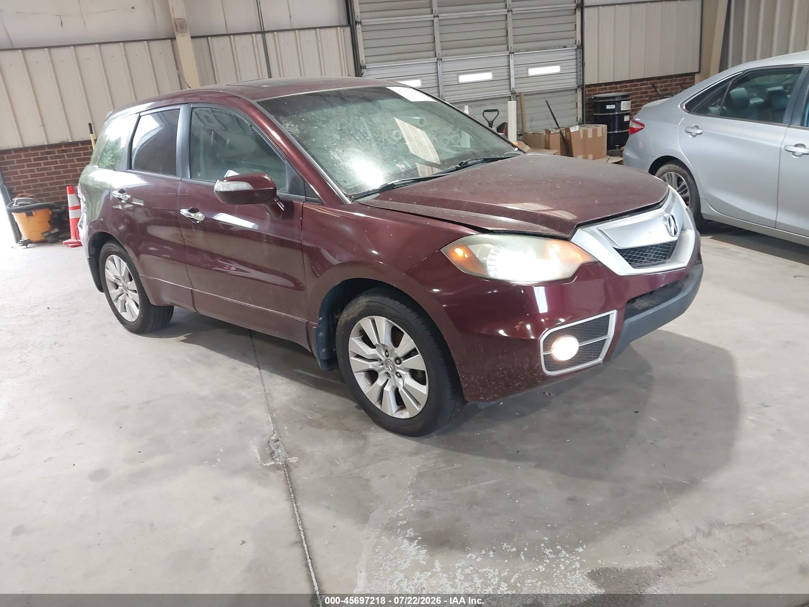 2011 Acura Rdx   Burgundy vin: 5J8TB2H56BA005656