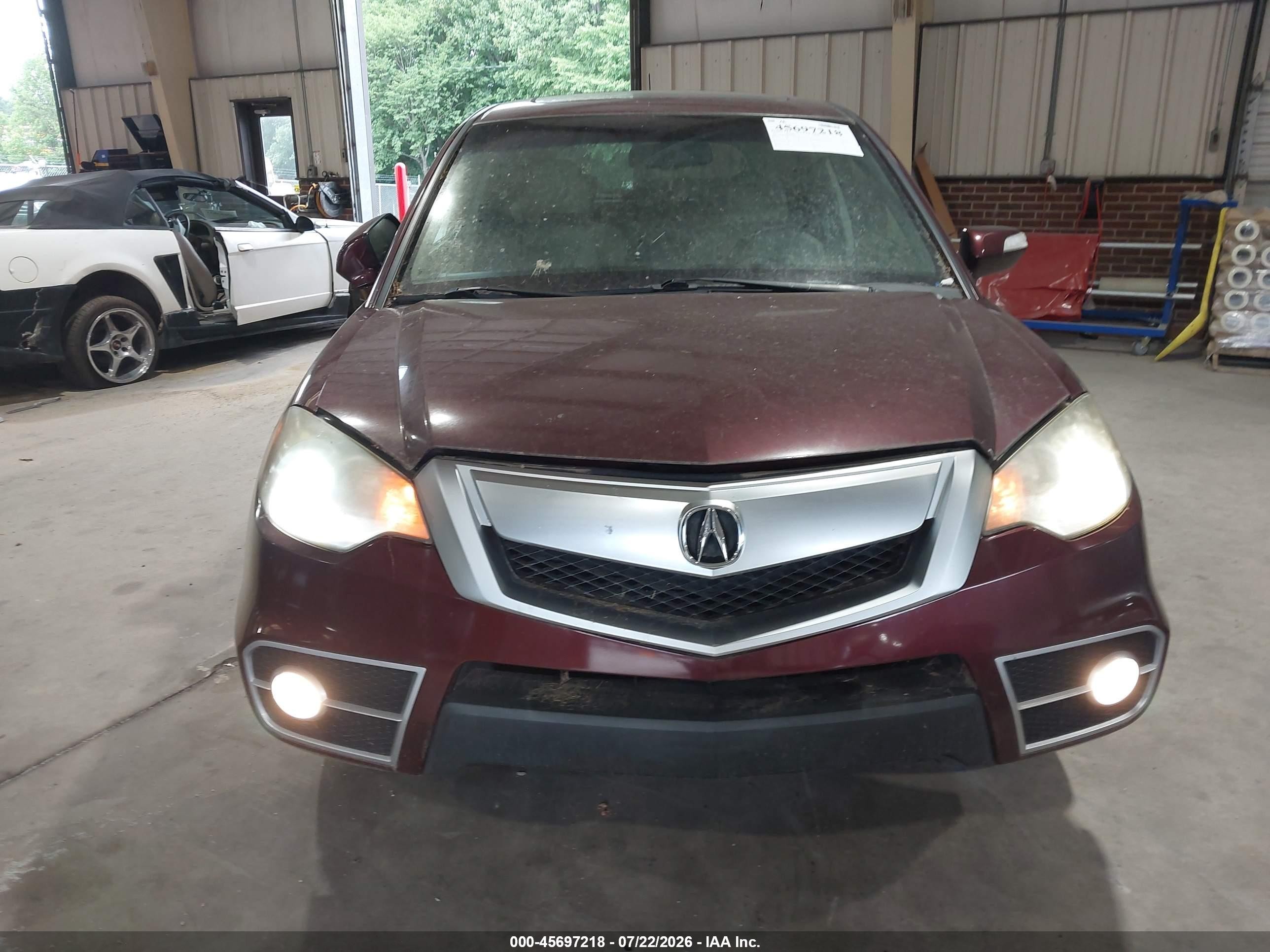 2011 Acura Rdx   Burgundy vin: 5J8TB2H56BA005656
