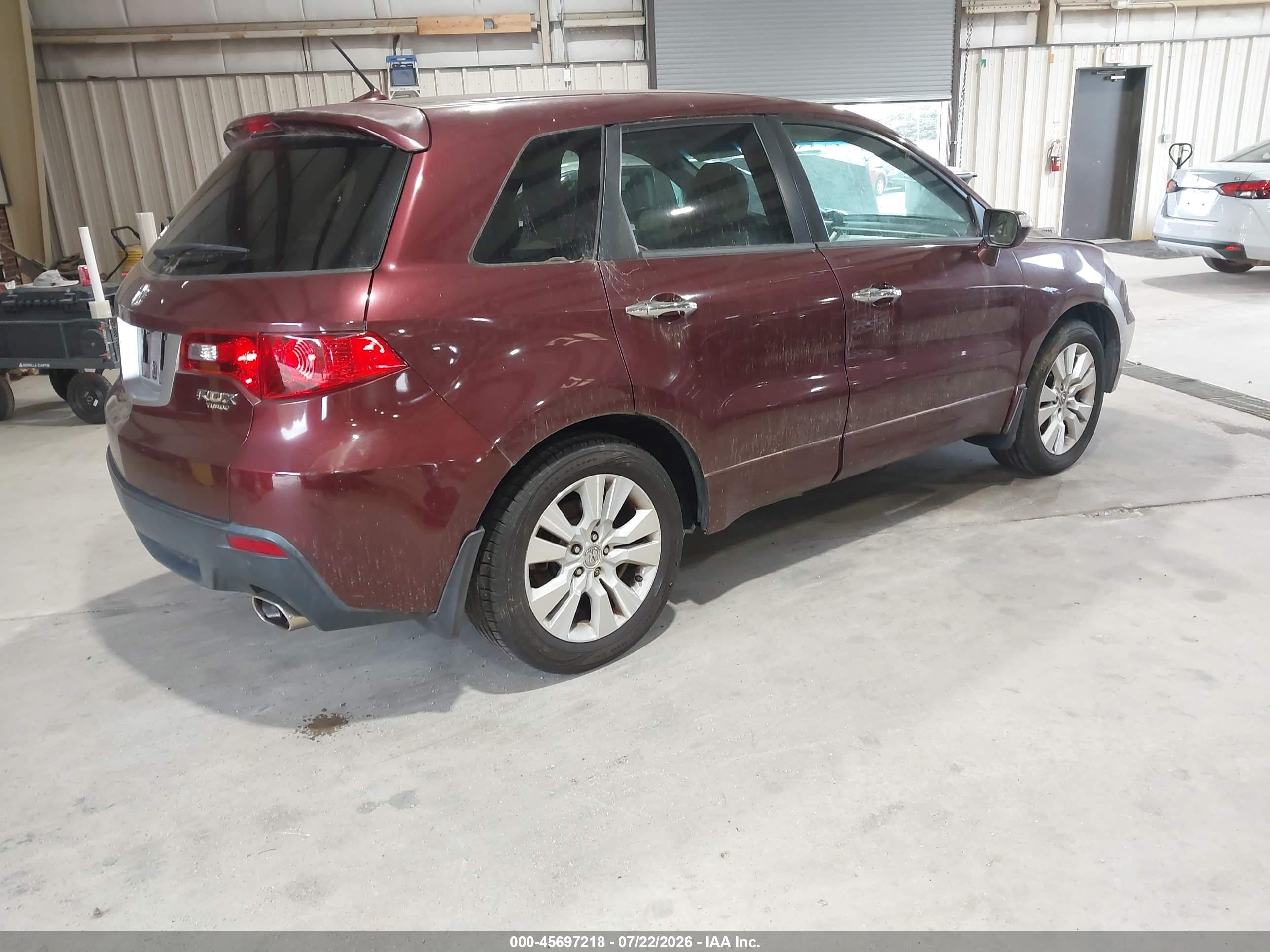 2011 Acura Rdx   Burgundy vin: 5J8TB2H56BA005656