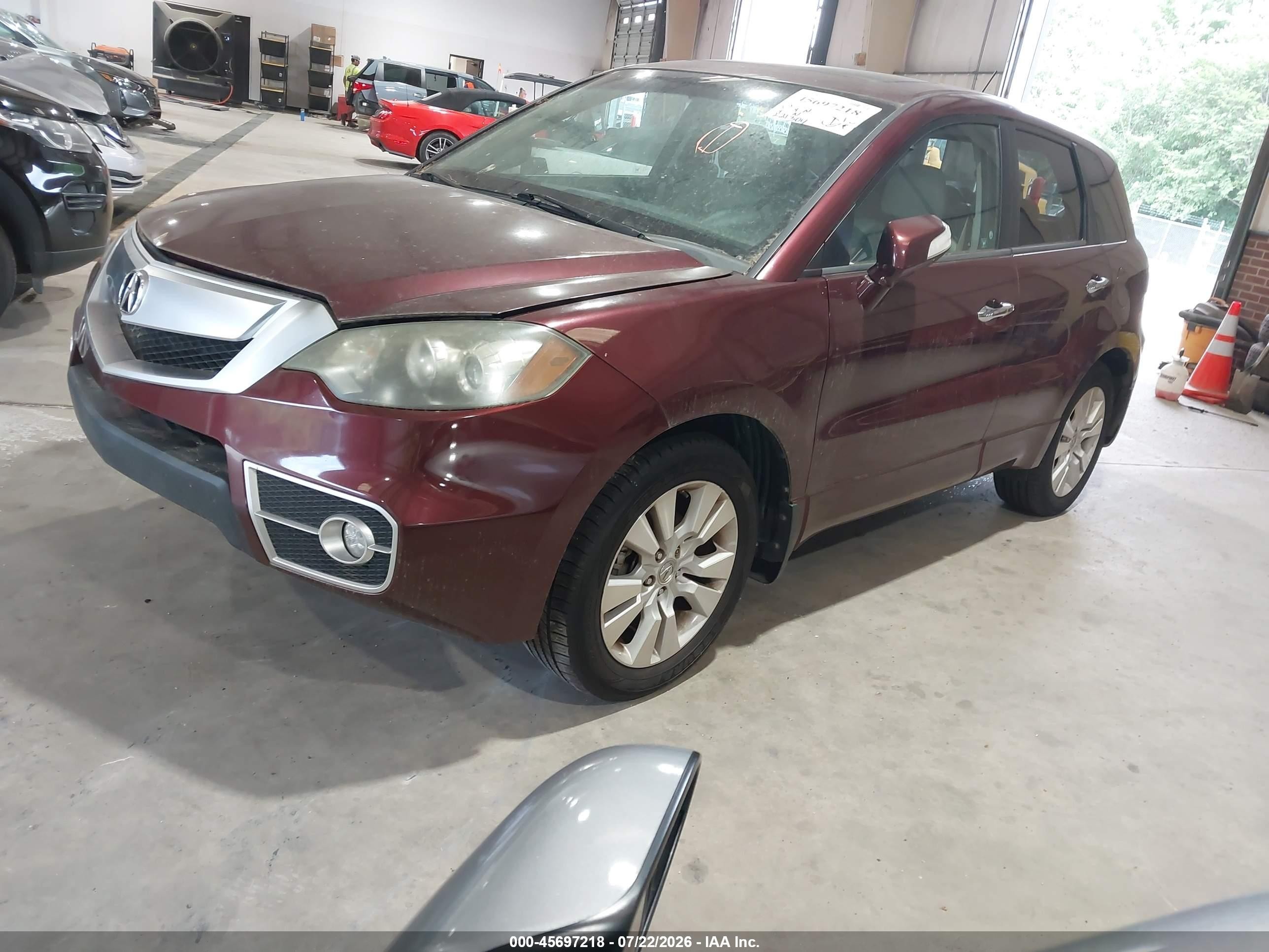 2011 Acura Rdx   Burgundy vin: 5J8TB2H56BA005656