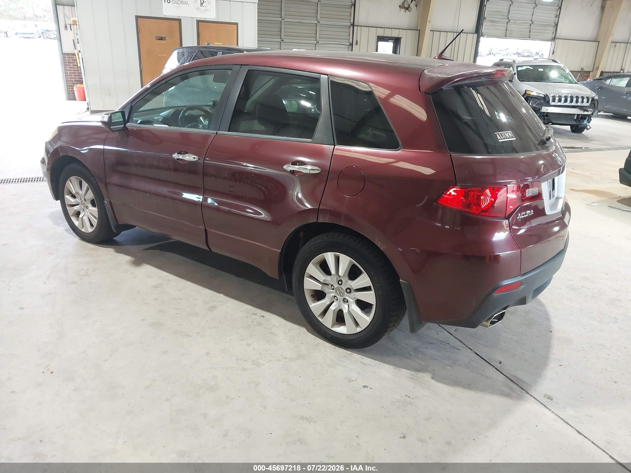 2011 Acura Rdx   Burgundy vin: 5J8TB2H56BA005656