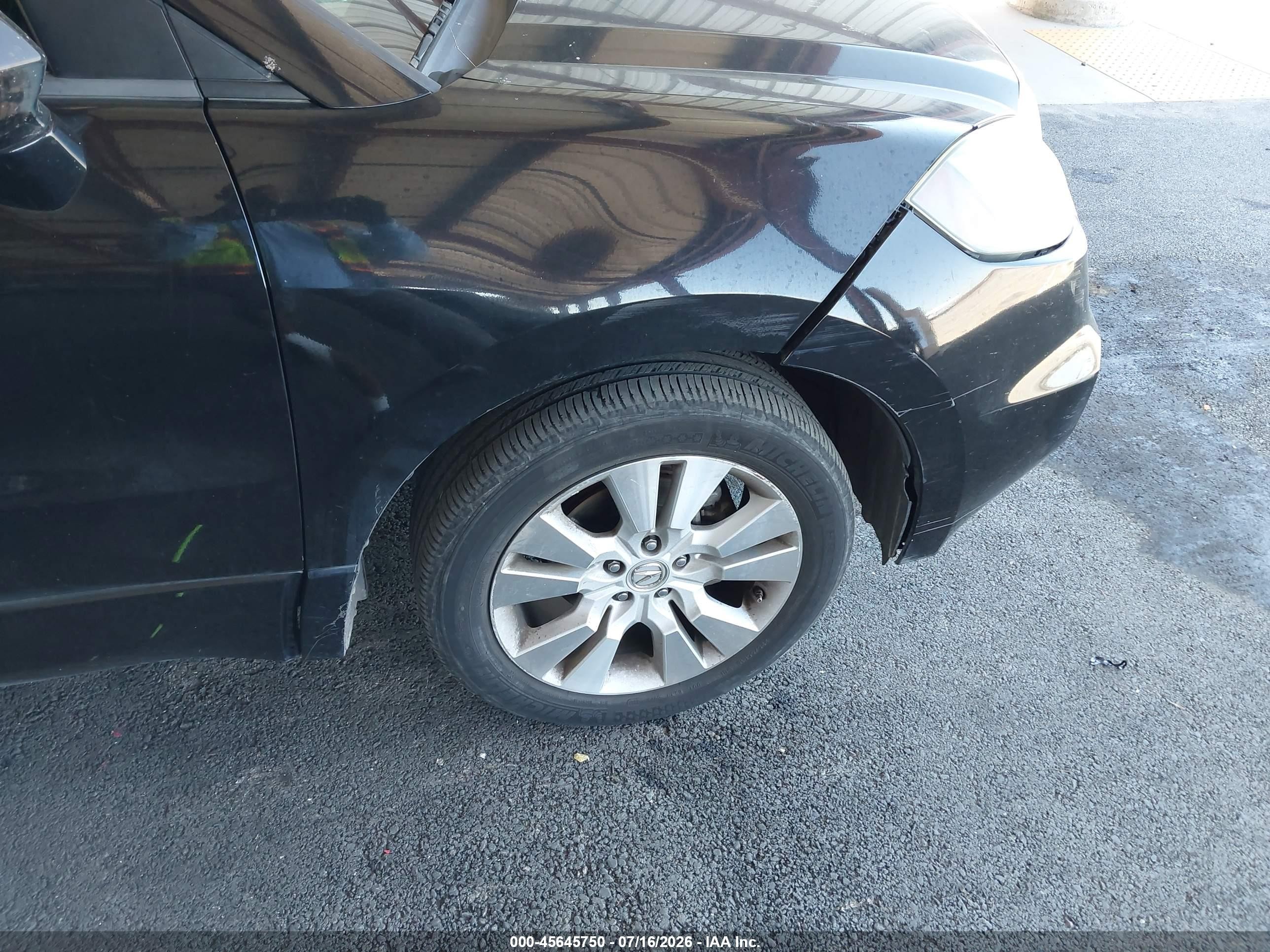 2010 Acura Rdx   Black vin: 5J8TB2H57AA003722