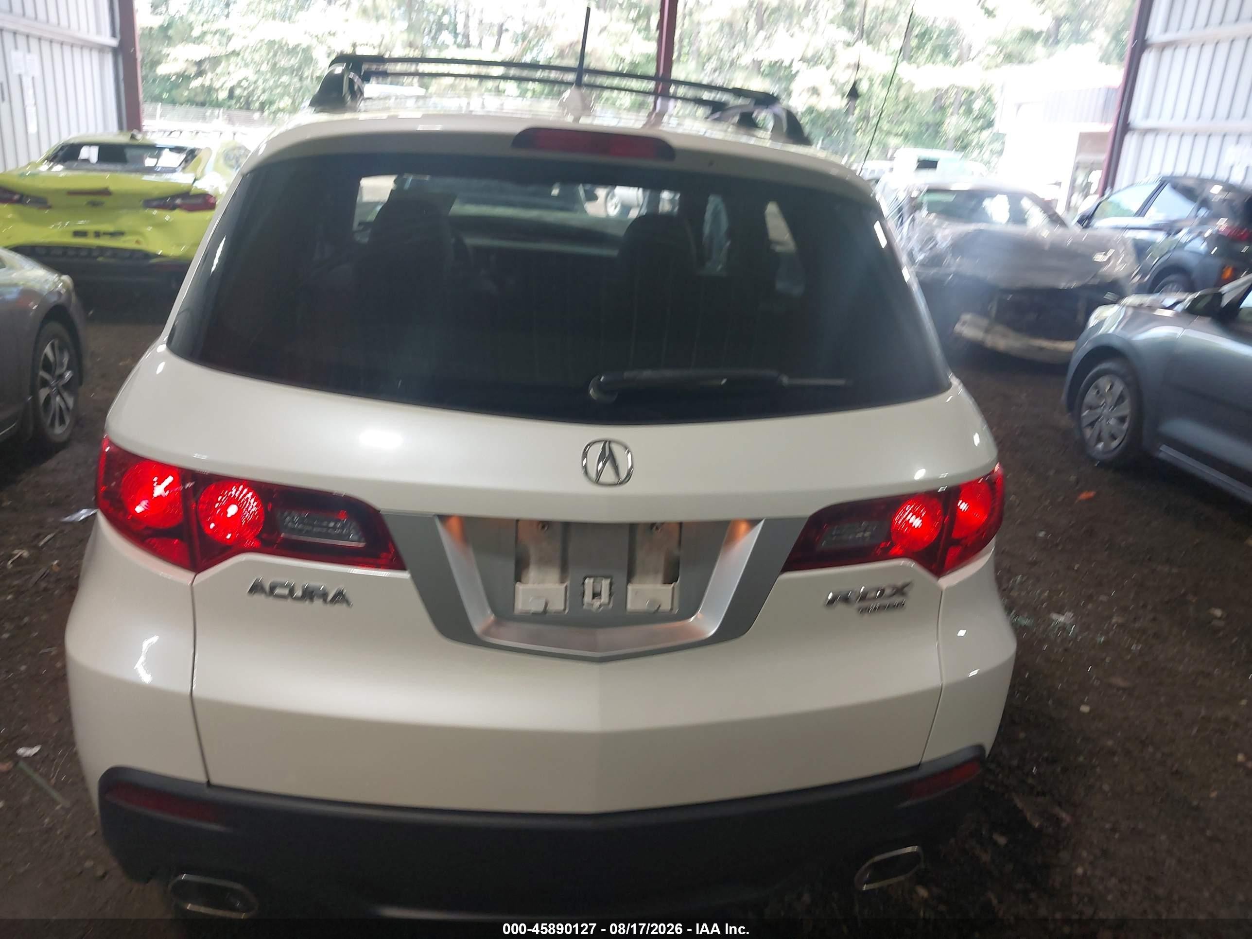 2011 Acura Rdx   White vin: 5J8TB2H57BA002488