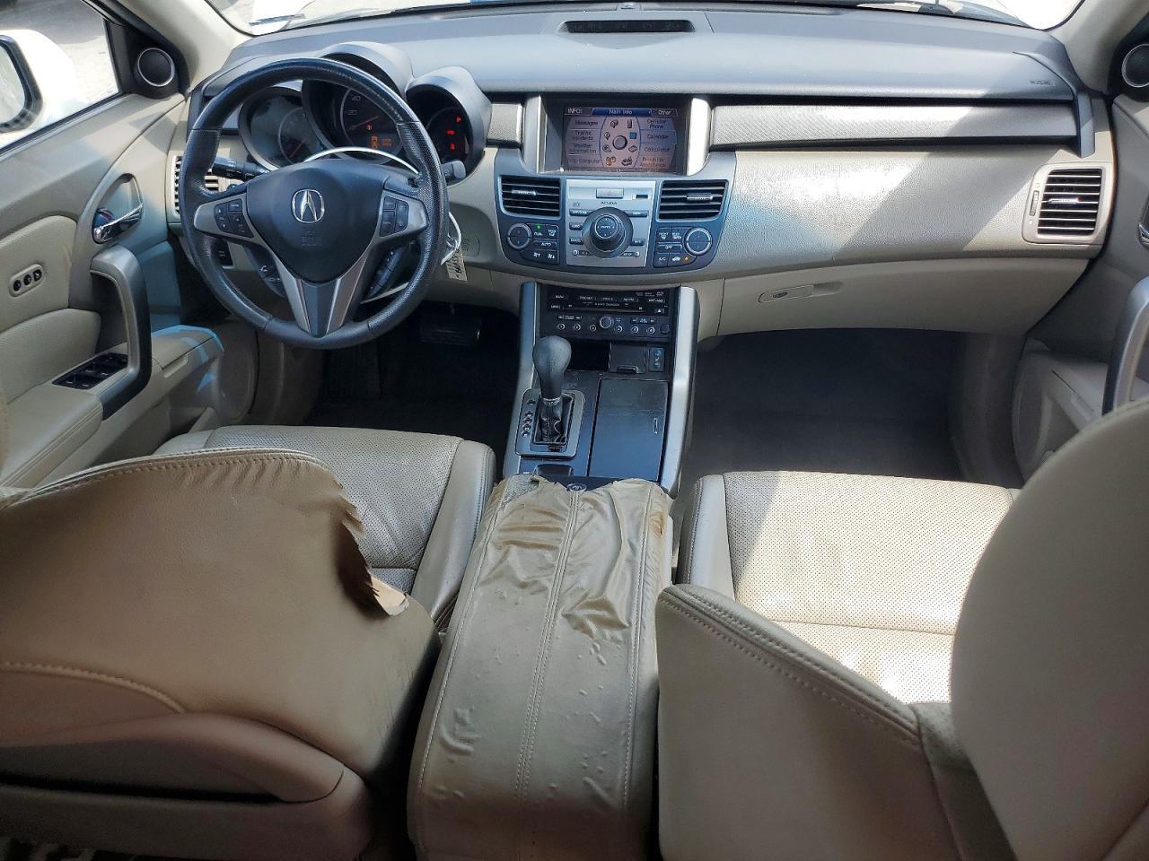 2011 Acura Rdx Technology White vin: 5J8TB2H5XBA006437