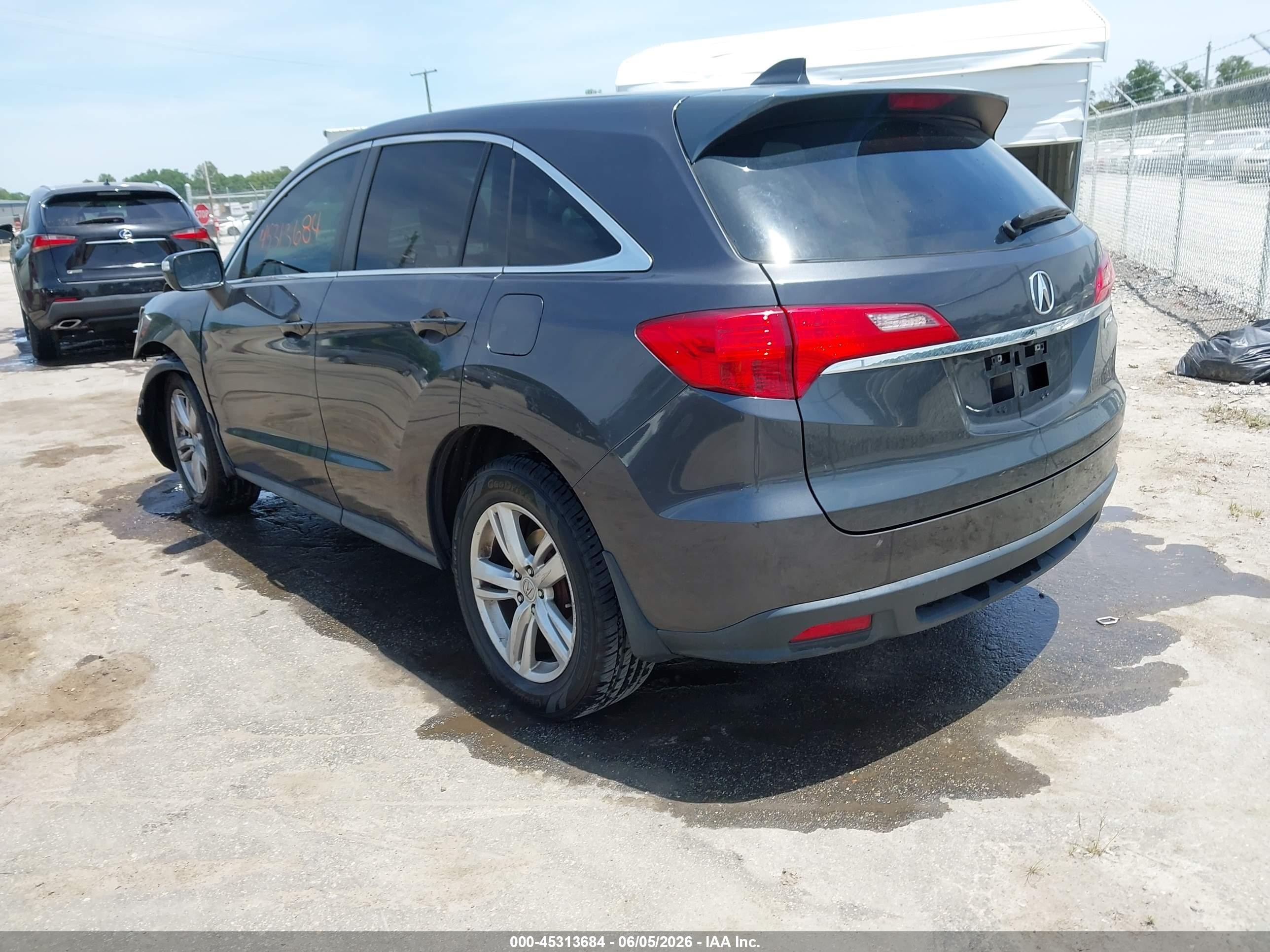 2013 Acura Rdx Gray vin: 5J8TB3H30DL005731