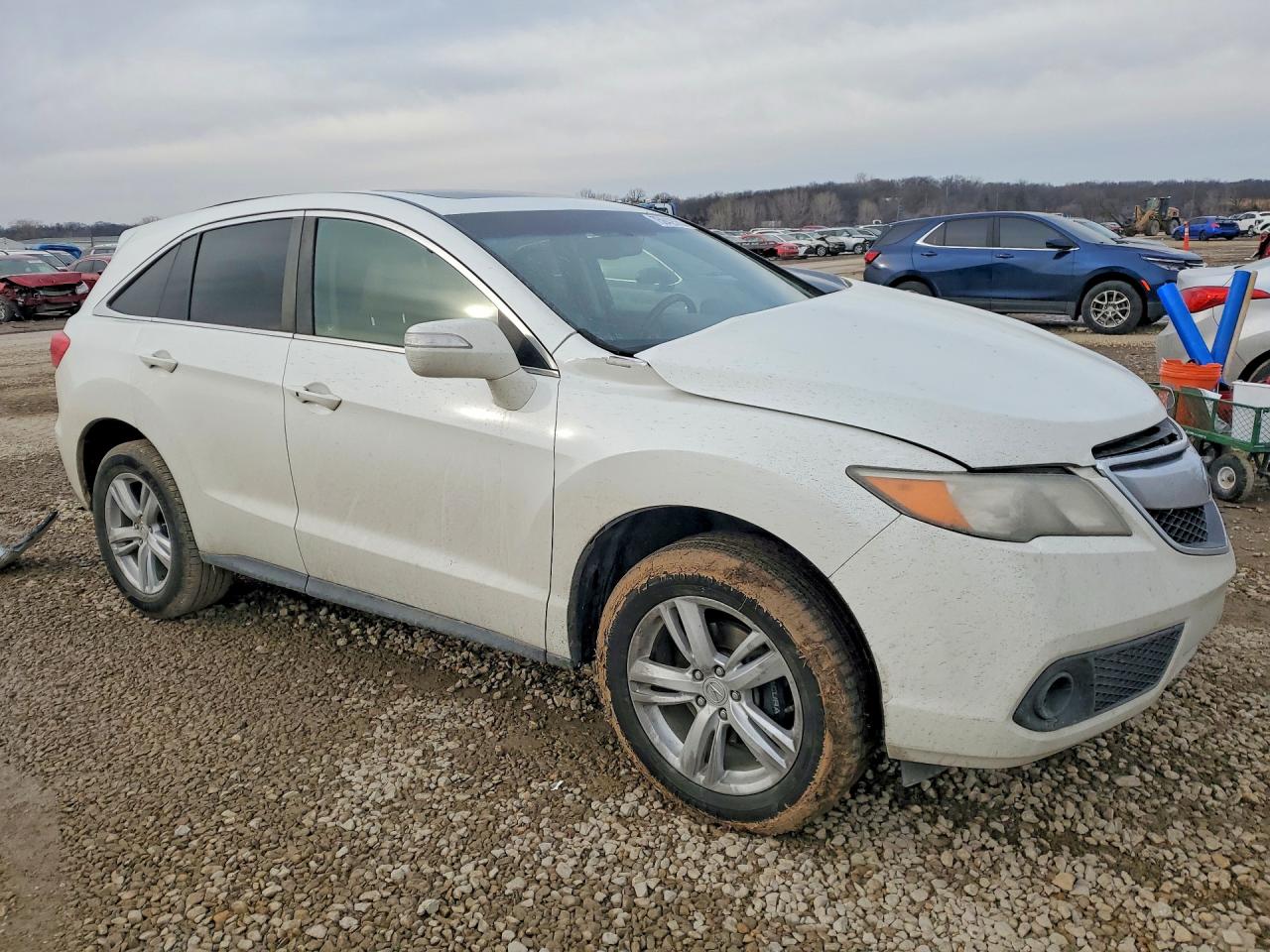 2013 Acura Rdx White vin: 5J8TB3H30DL014185