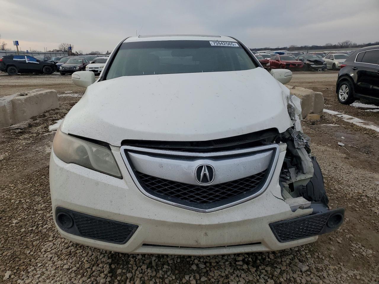 2013 Acura Rdx White vin: 5J8TB3H30DL014185