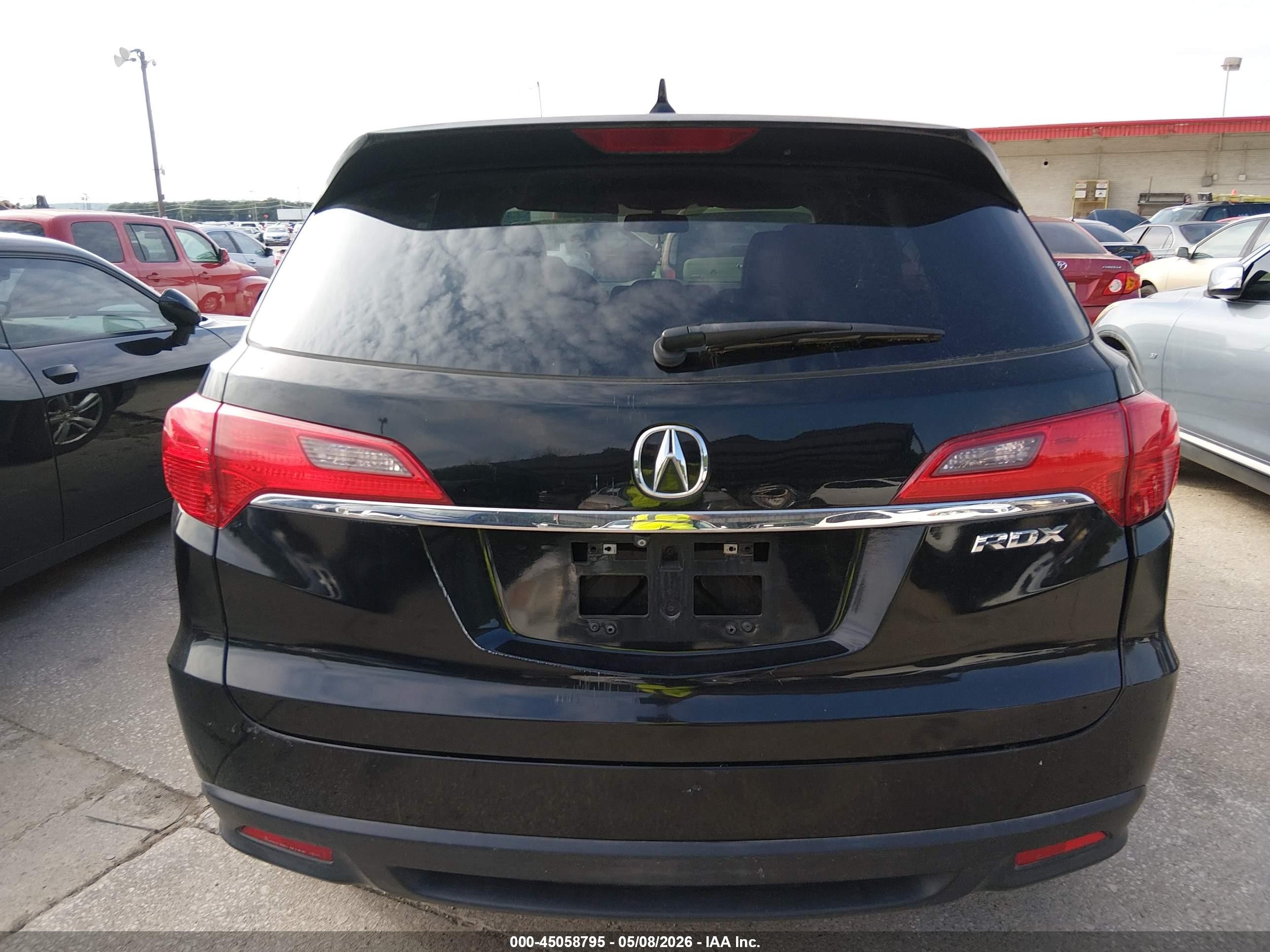 2014 Acura Rdx   Black vin: 5J8TB3H30EL006458