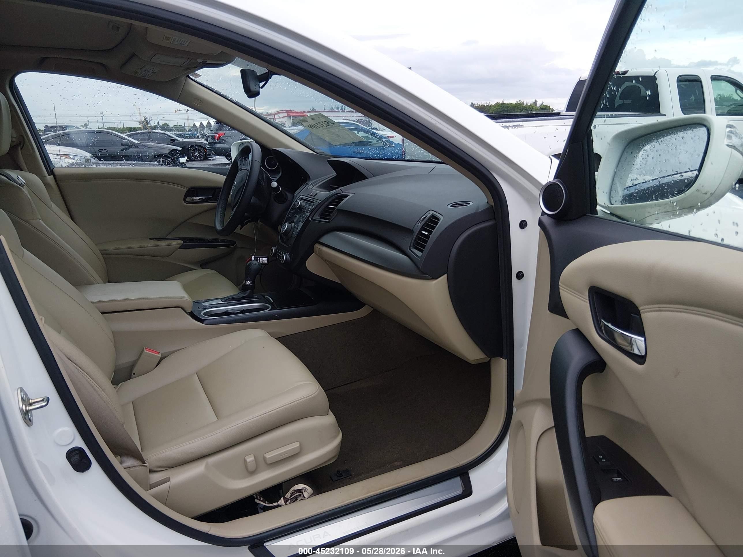 2016 Acura Rdx Acurawatch Plus Pkg Белый vin: 5J8TB3H30GL005295