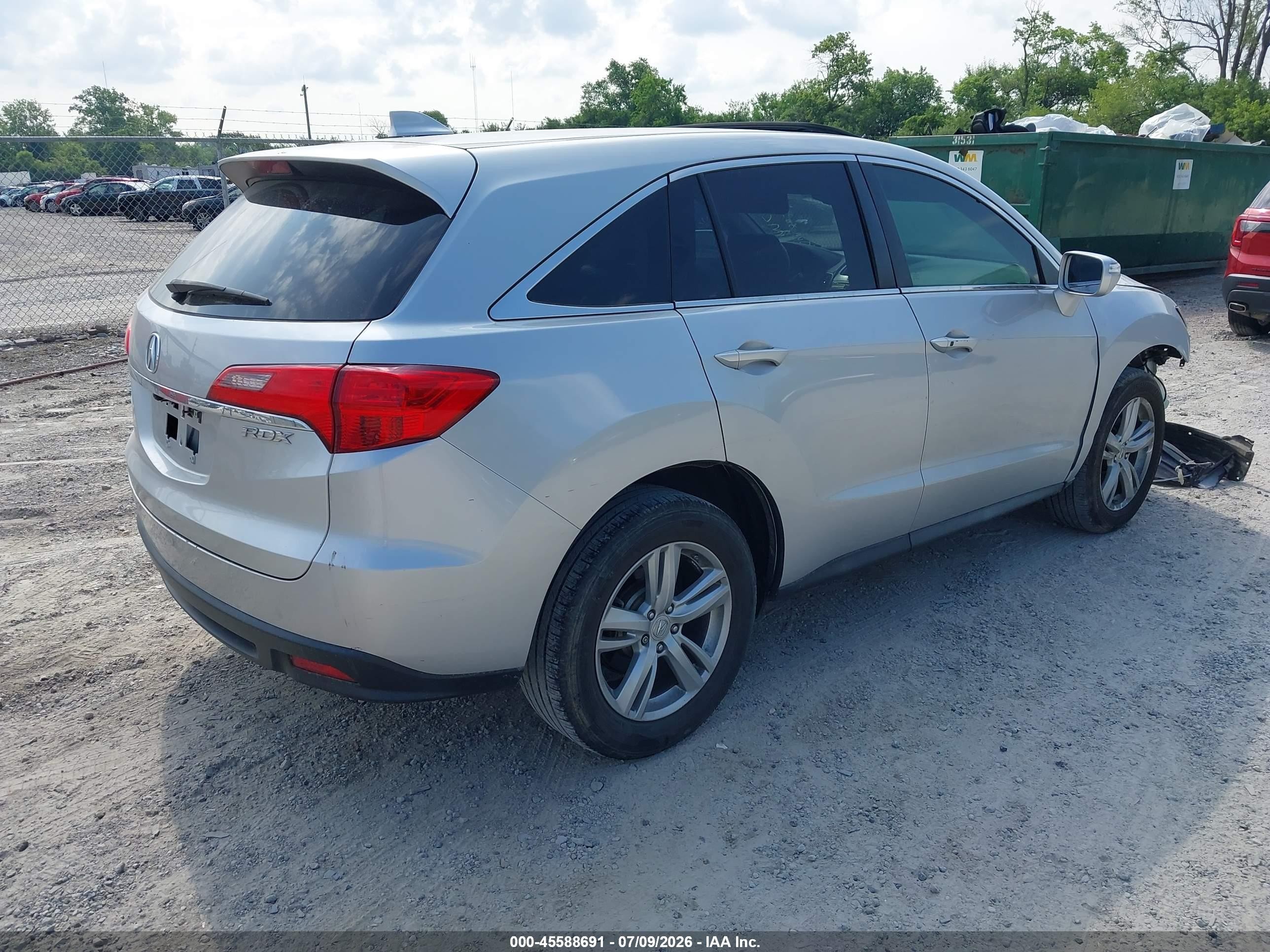 2013 Acura Rdx   Silver vin: 5J8TB3H31DL006175