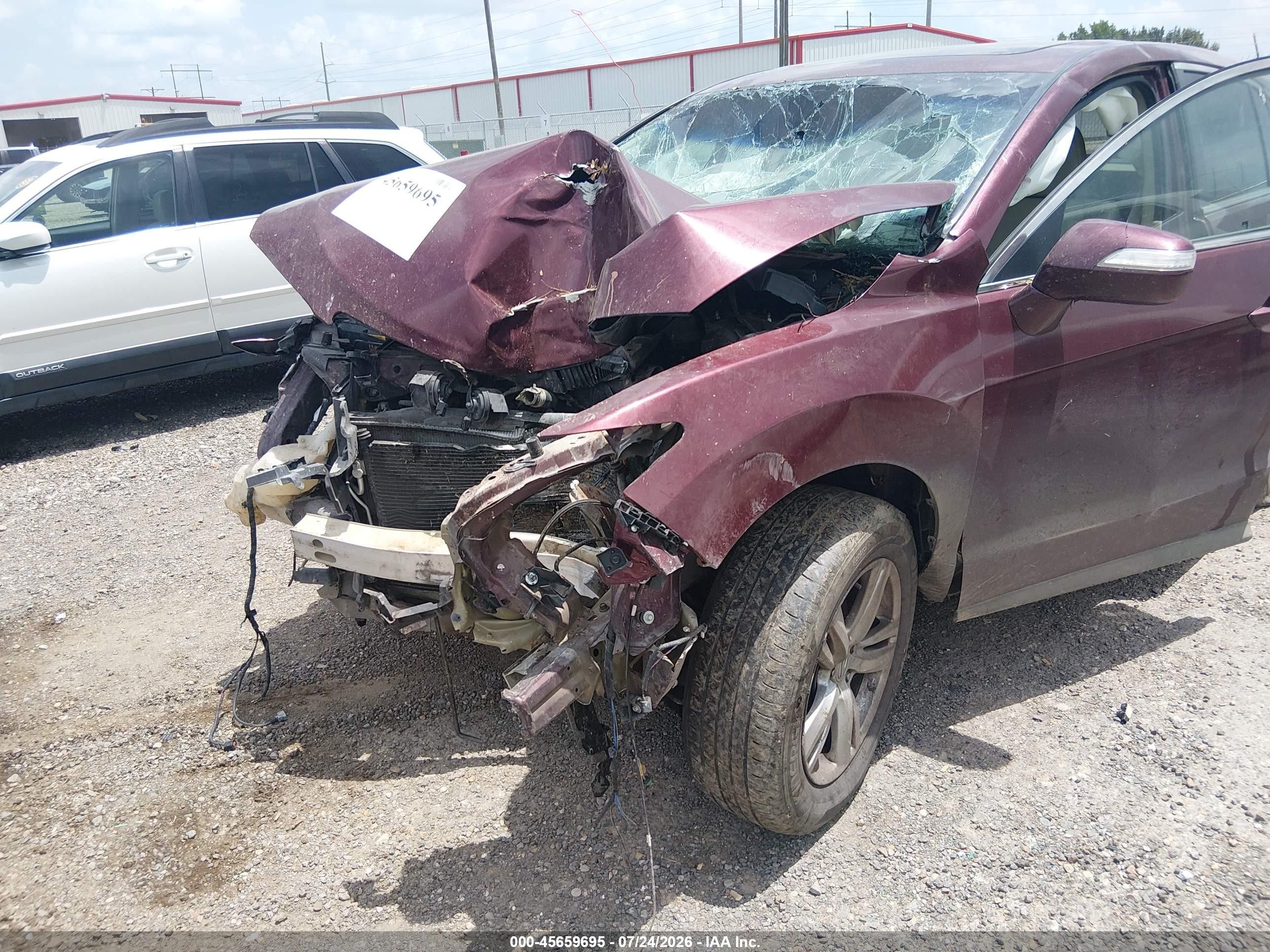 2013 Acura Rdx   Burgundy vin: 5J8TB3H31DL006371