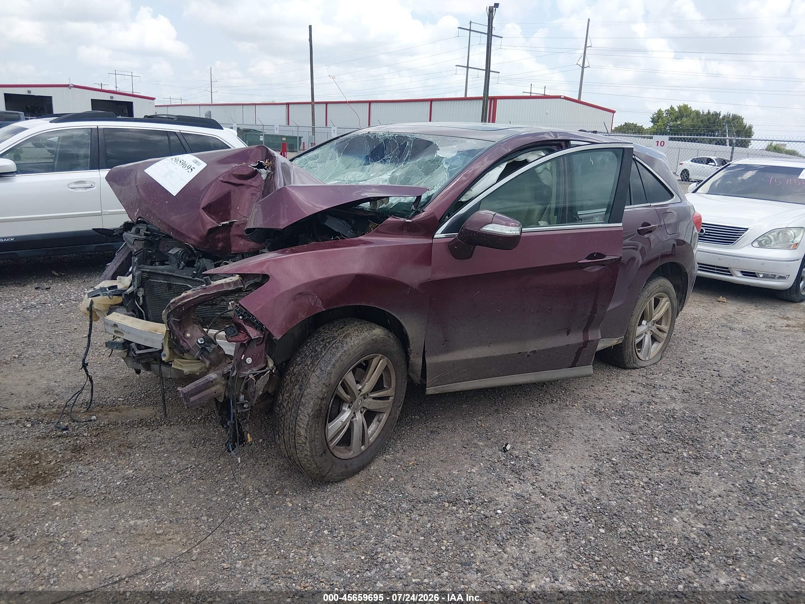2013 Acura Rdx   Burgundy vin: 5J8TB3H31DL006371
