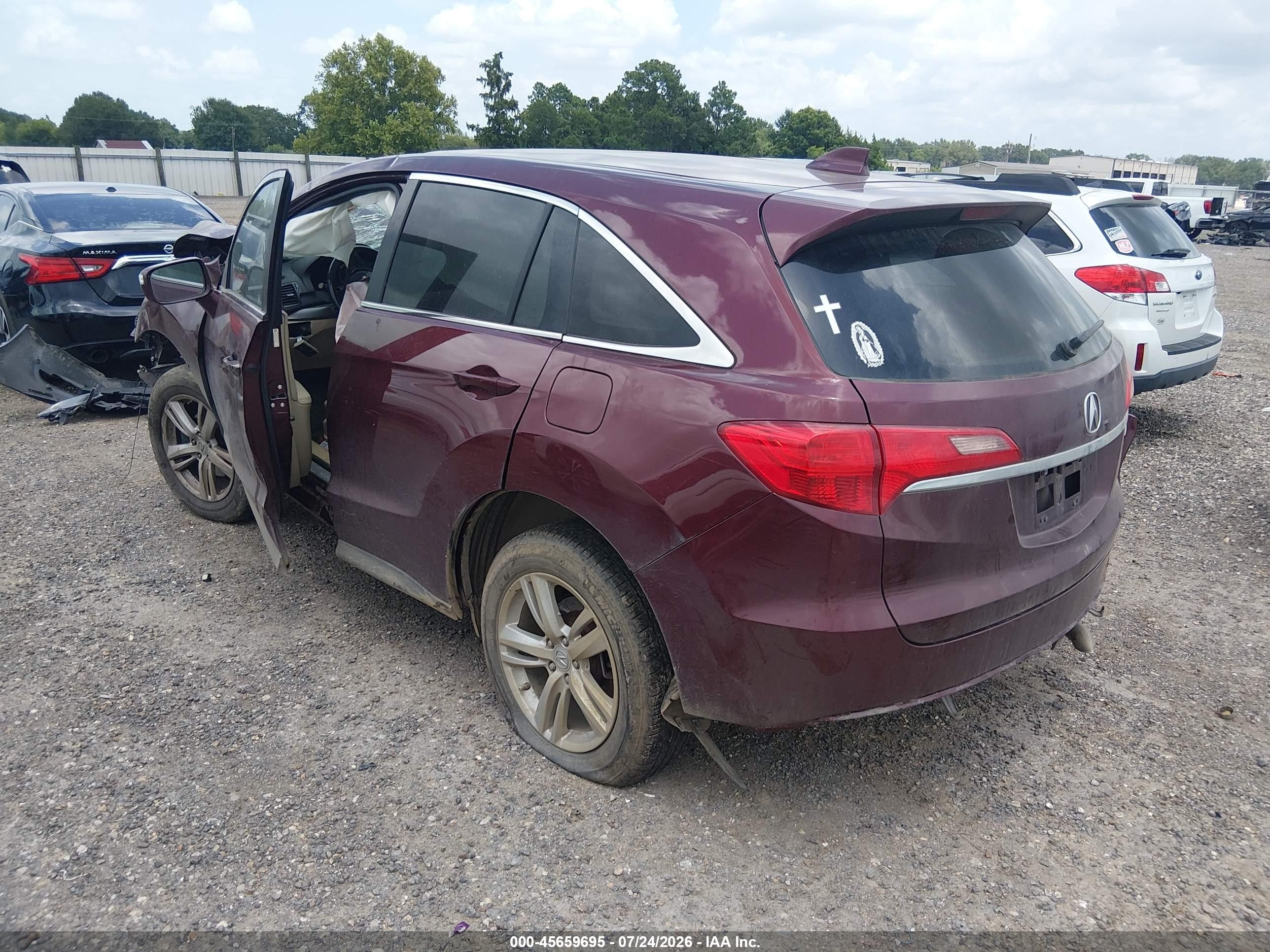 2013 Acura Rdx   Burgundy vin: 5J8TB3H31DL006371