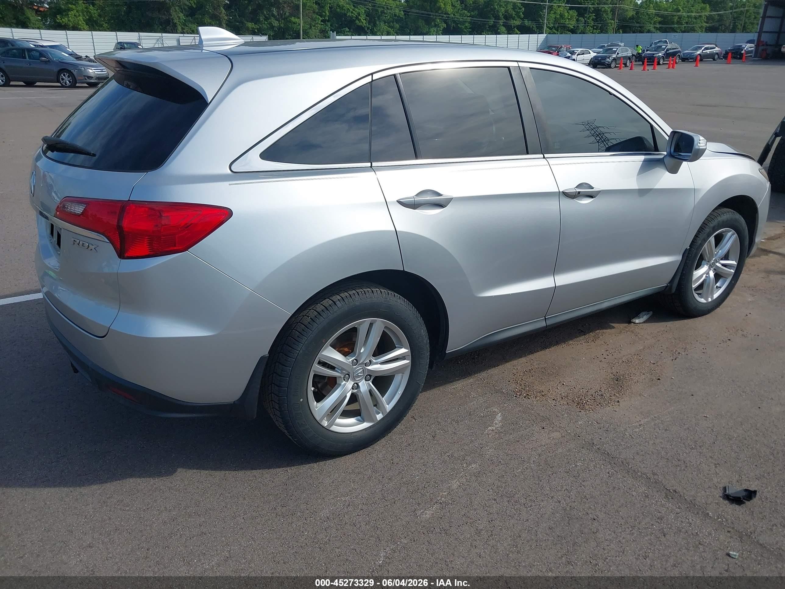 2014 Acura Rdx   Gray vin: 5J8TB3H31EL016593