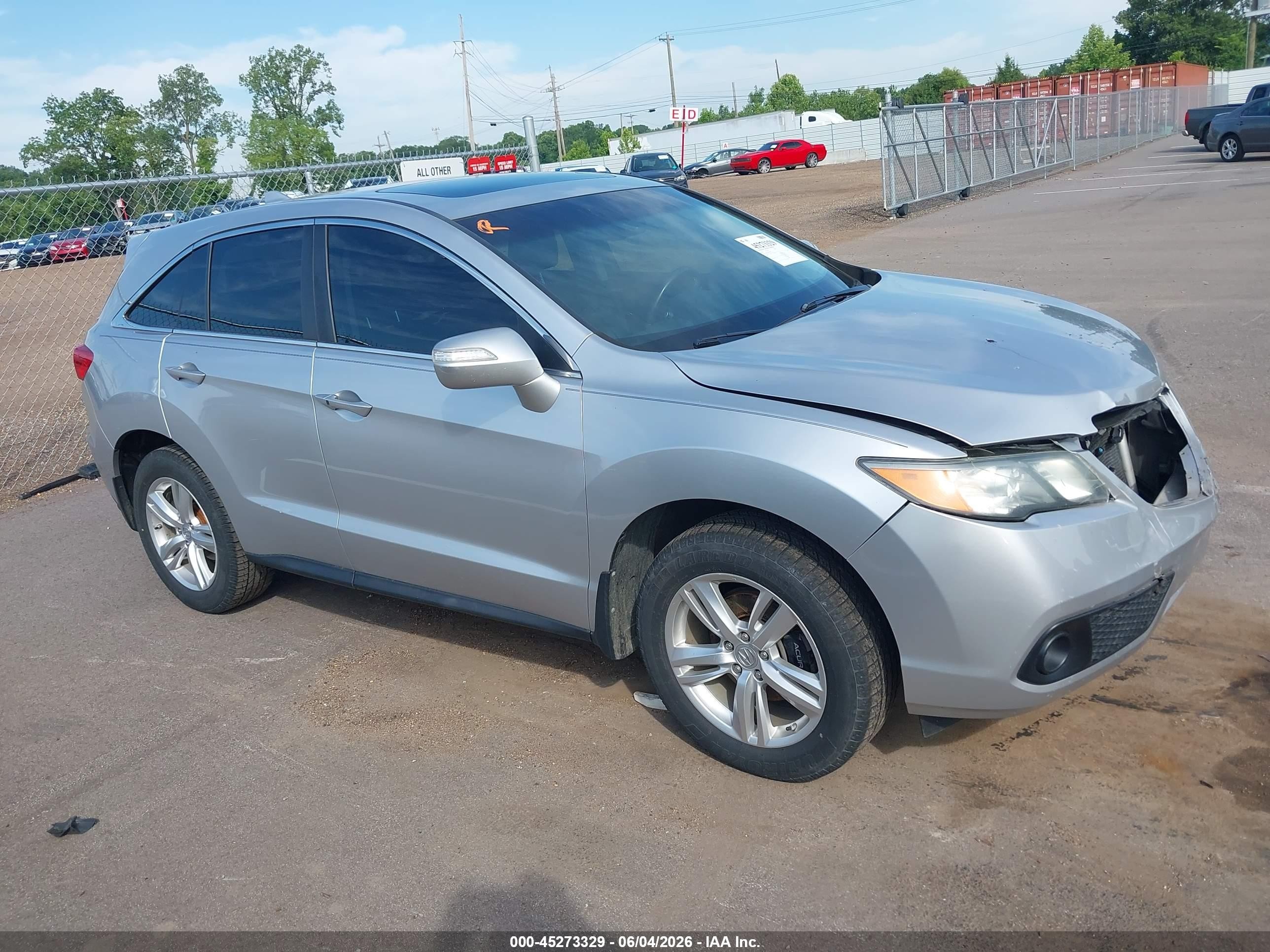 2014 Acura Rdx   Gray vin: 5J8TB3H31EL016593