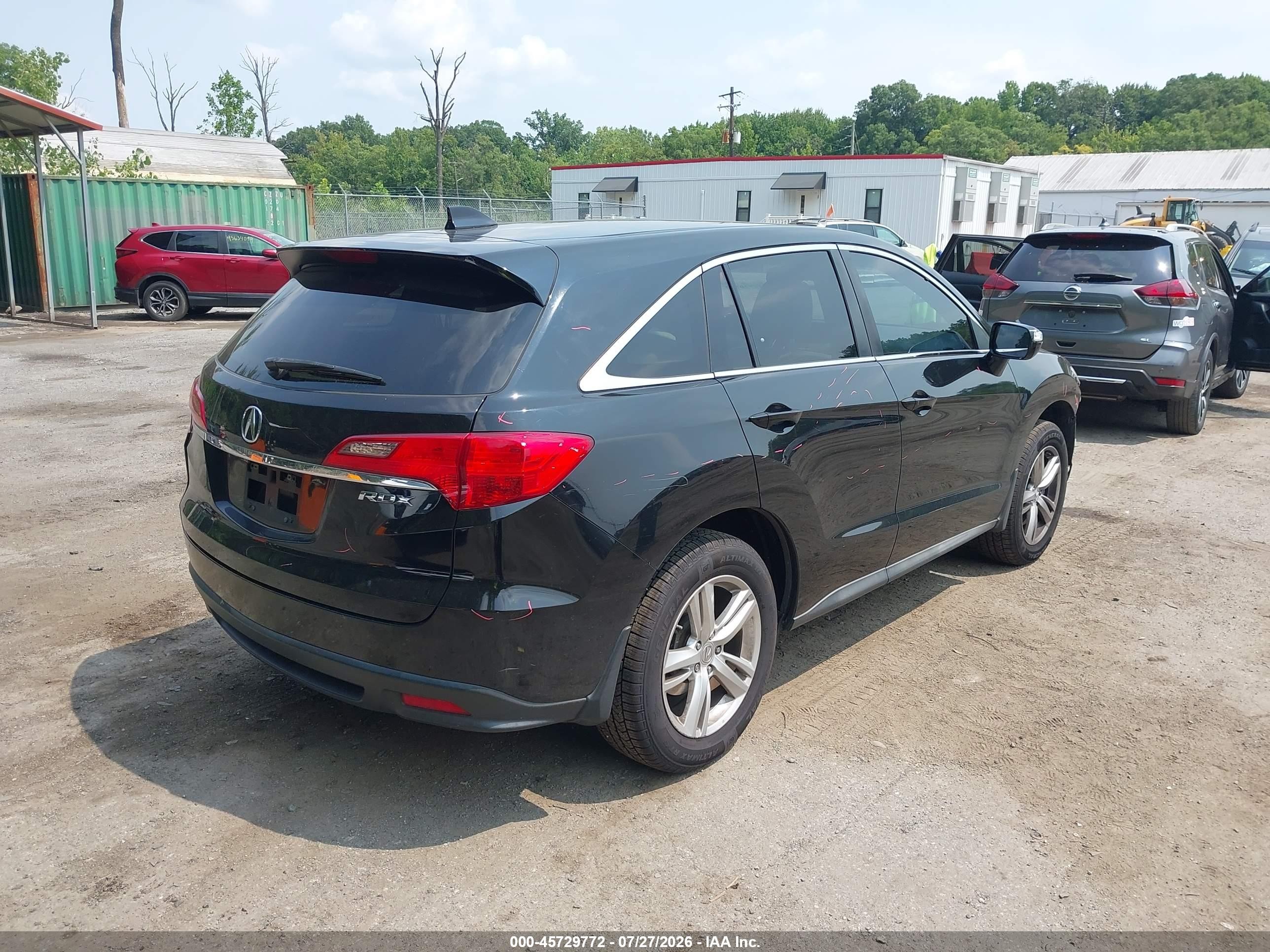 2014 Acura Rdx   Black vin: 5J8TB3H31EL017775