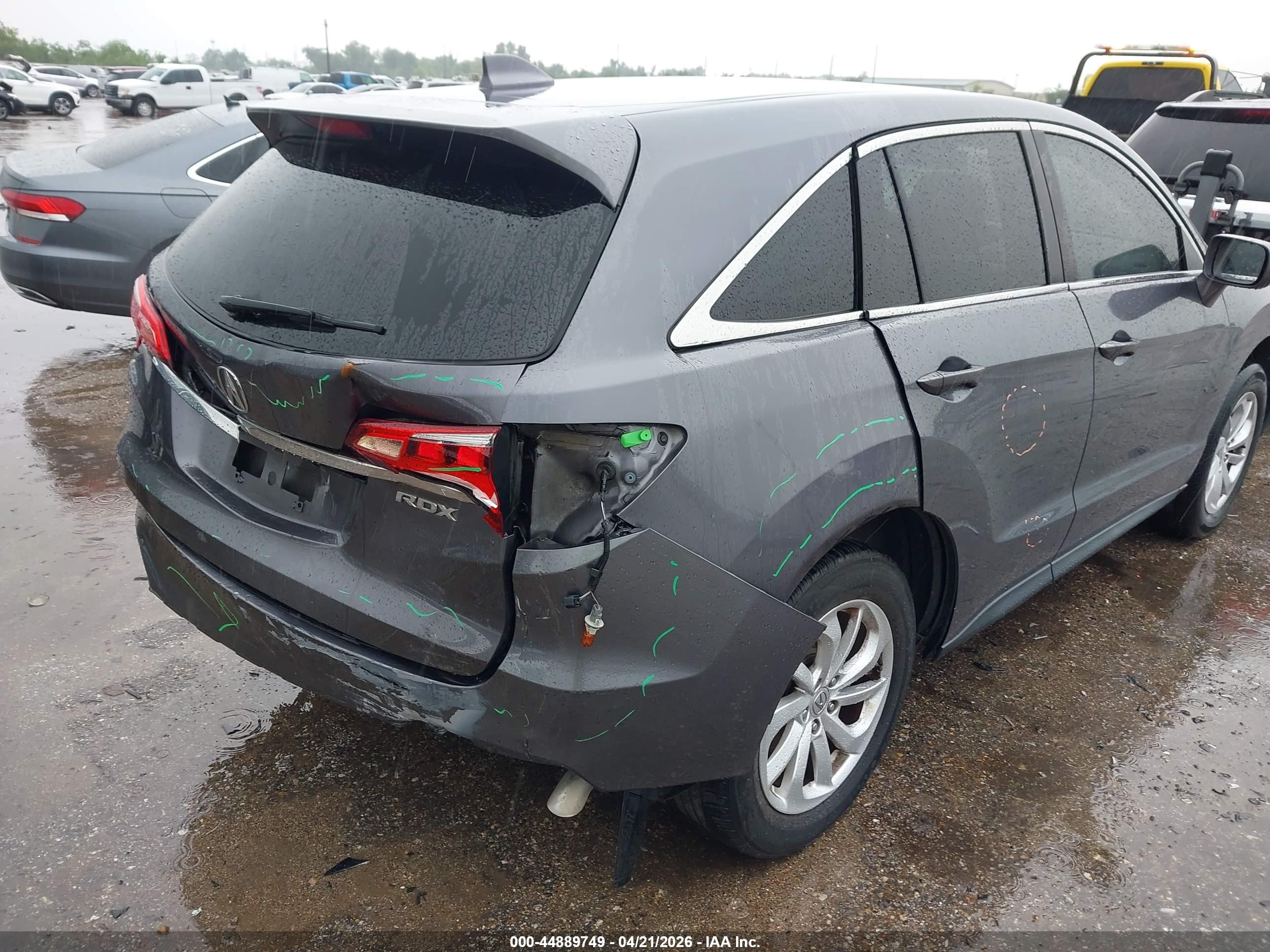2018 Acura Rdx Acurawatch Plus Package Gray vin: 5J8TB3H31JL009332