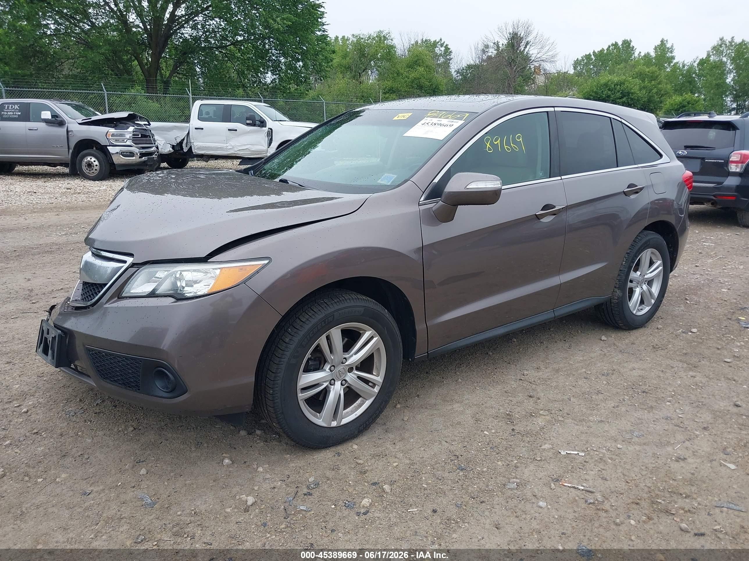 2013 Acura Rdx   Brown vin: 5J8TB3H32DL015337