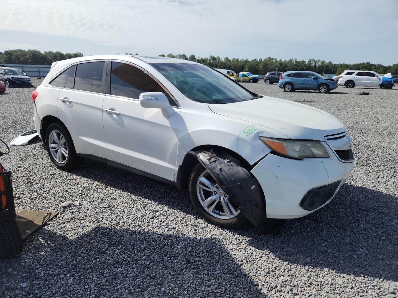 2014 Acura Rdx White vin: 5J8TB3H32EL006414