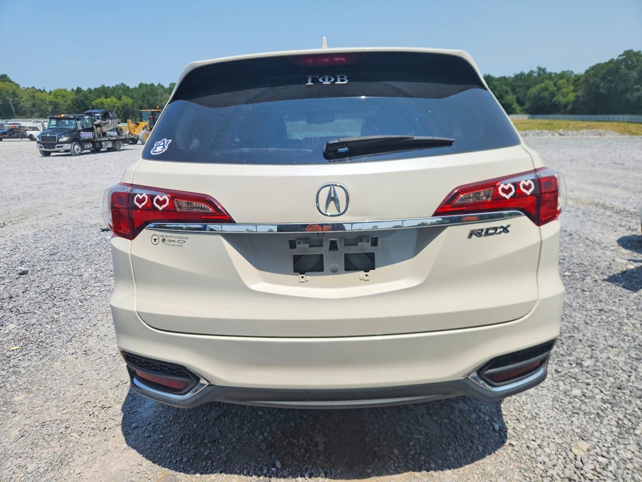 2016 Acura Rdx White vin: 5J8TB3H32GL015990
