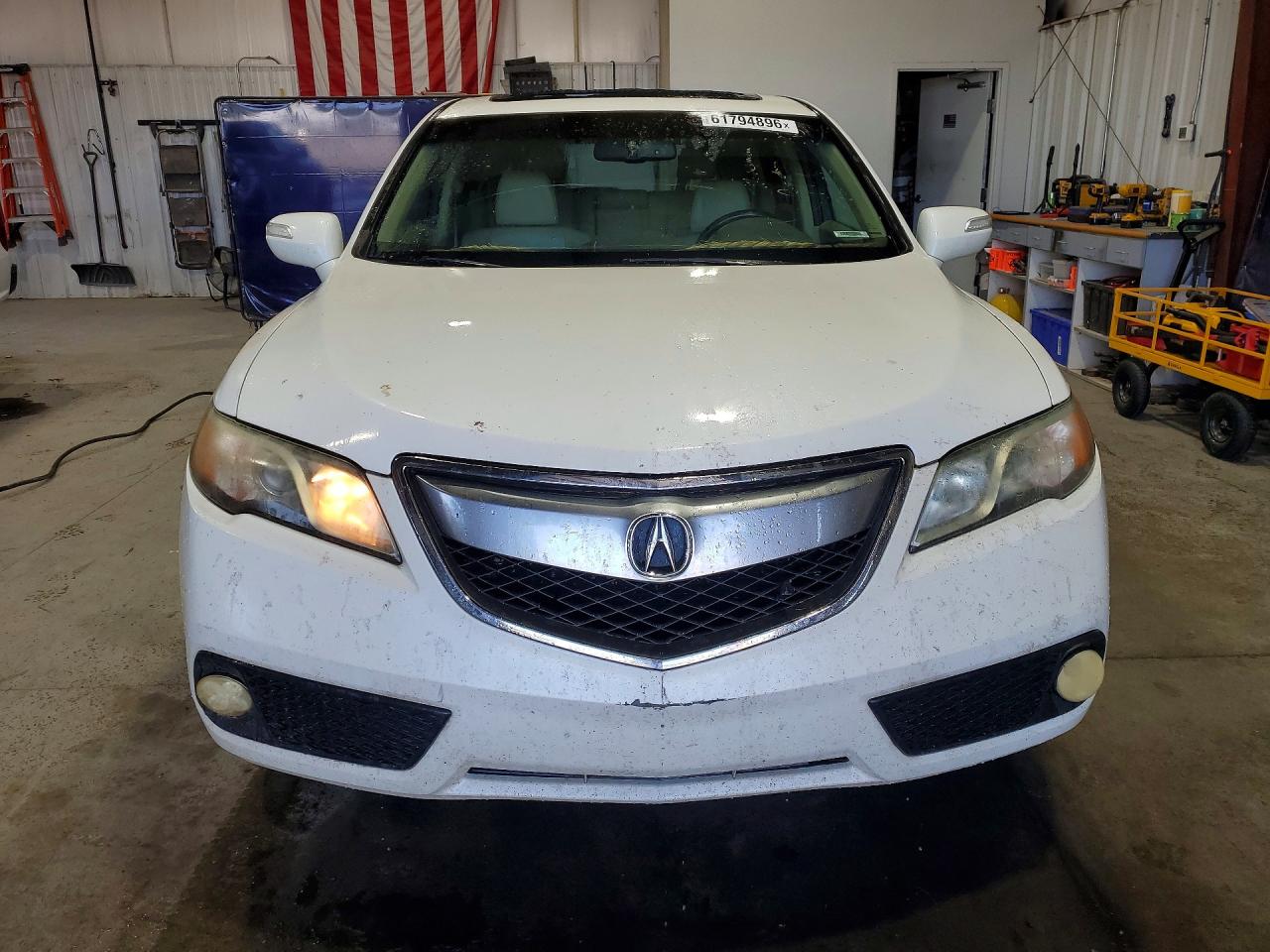 2013 Acura Rdx Technology White vin: 5J8TB3H33DL005383