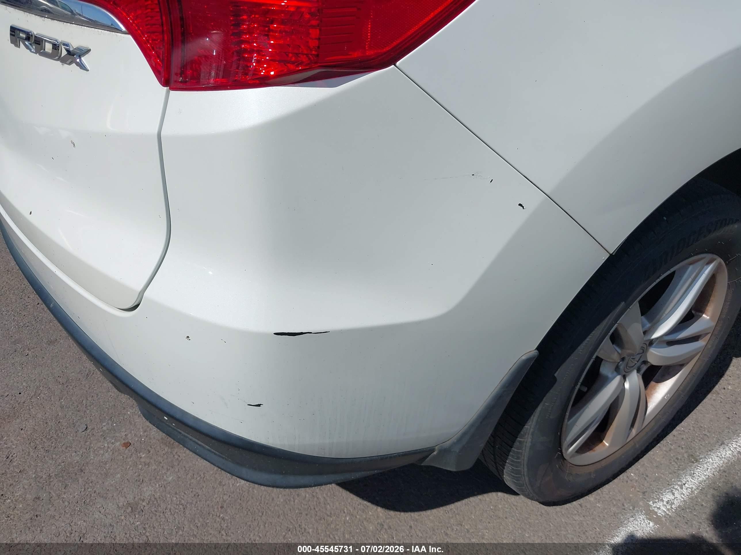 2014 Acura Rdx   White vin: 5J8TB3H34EL004759
