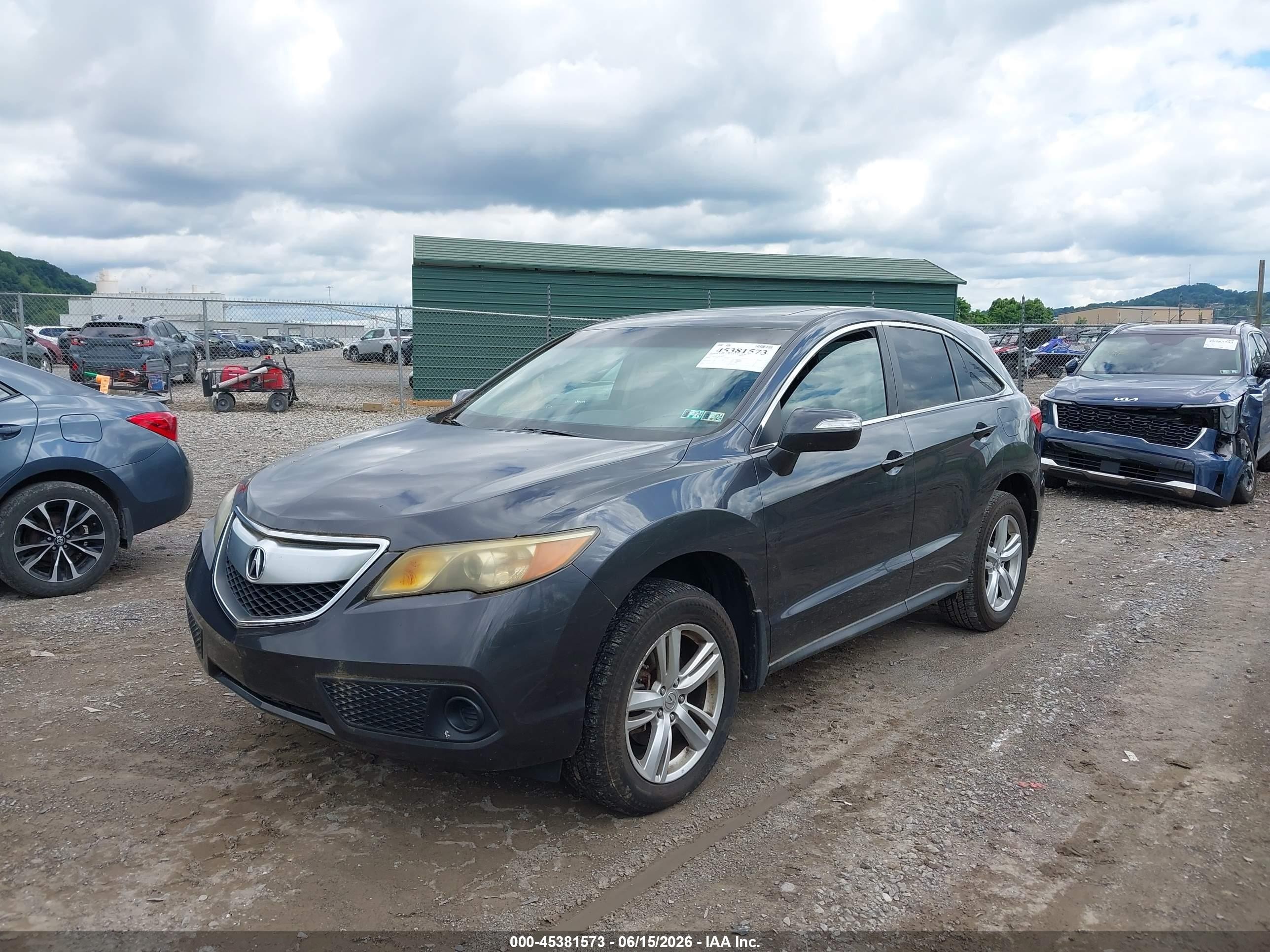 2013 Acura Rdx   Gray vin: 5J8TB3H35DL002937