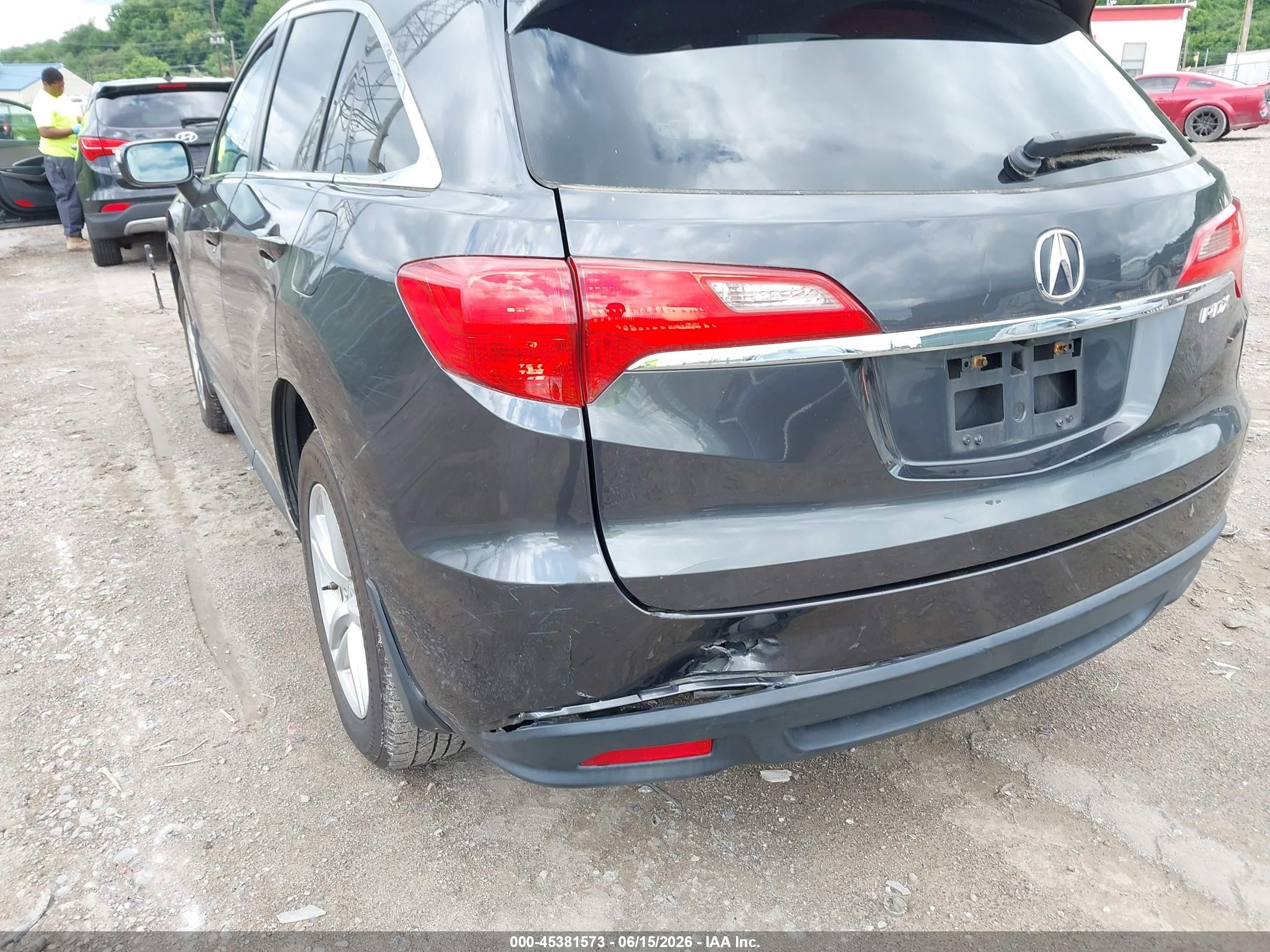 2013 Acura Rdx   Gray vin: 5J8TB3H35DL002937
