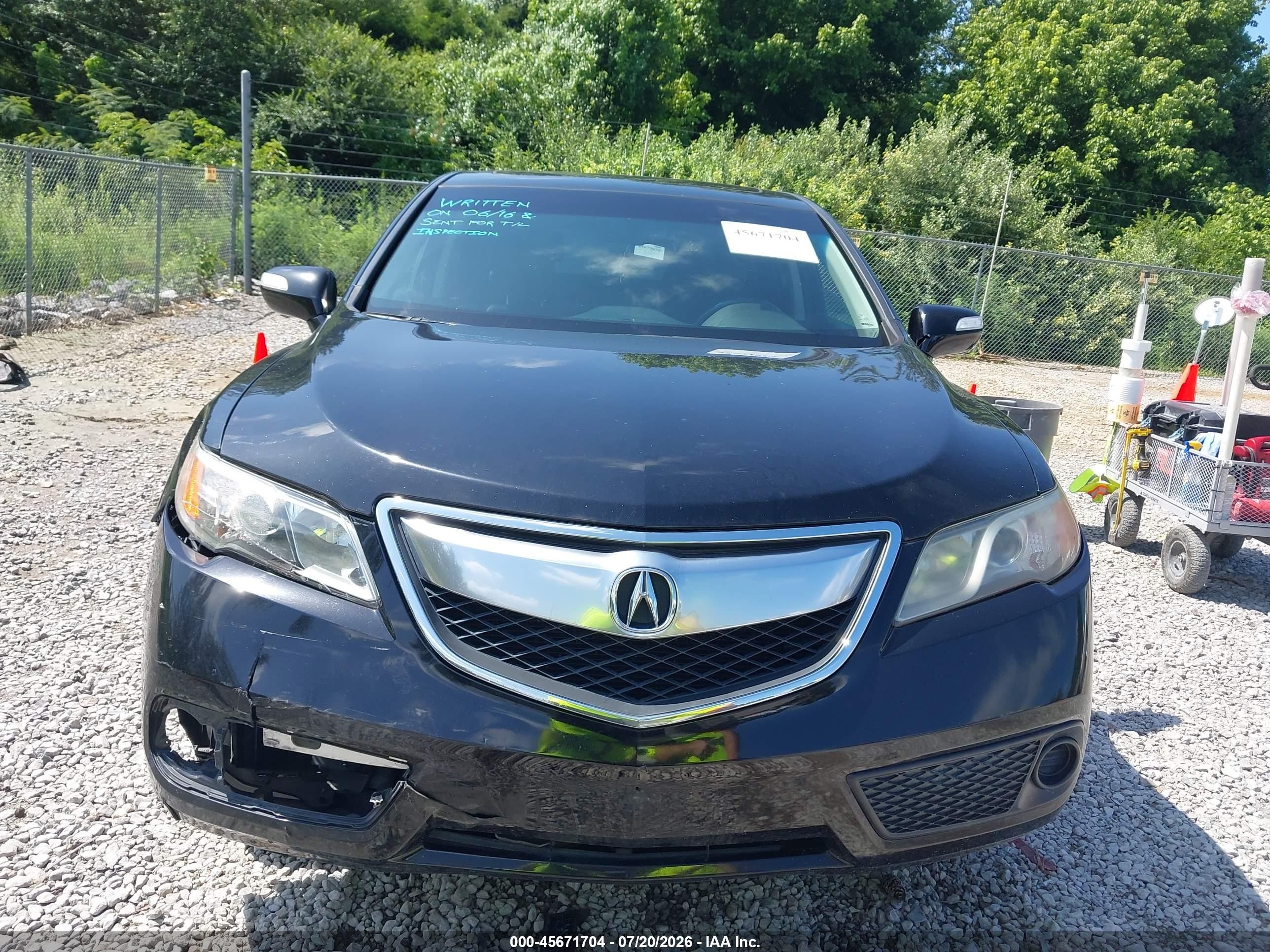2014 Acura Rdx   Black vin: 5J8TB3H35EL001238