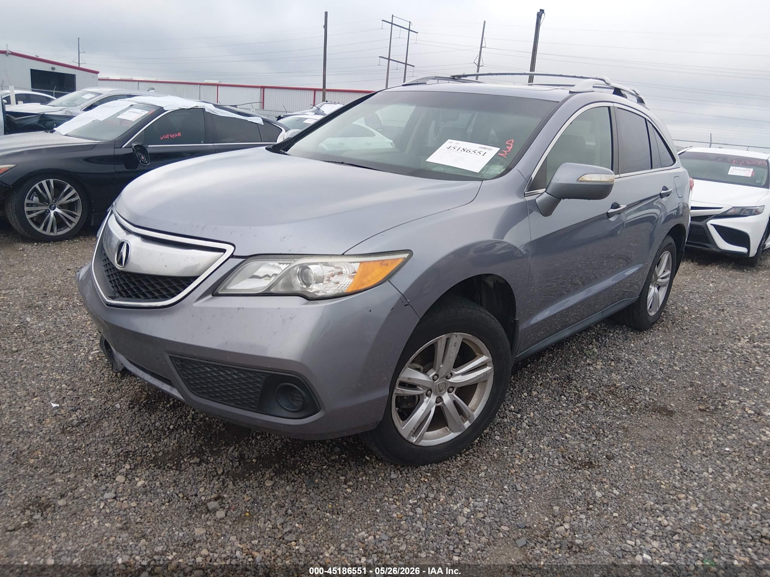 2015 Acura Rdx   Gray vin: 5J8TB3H35FL002908