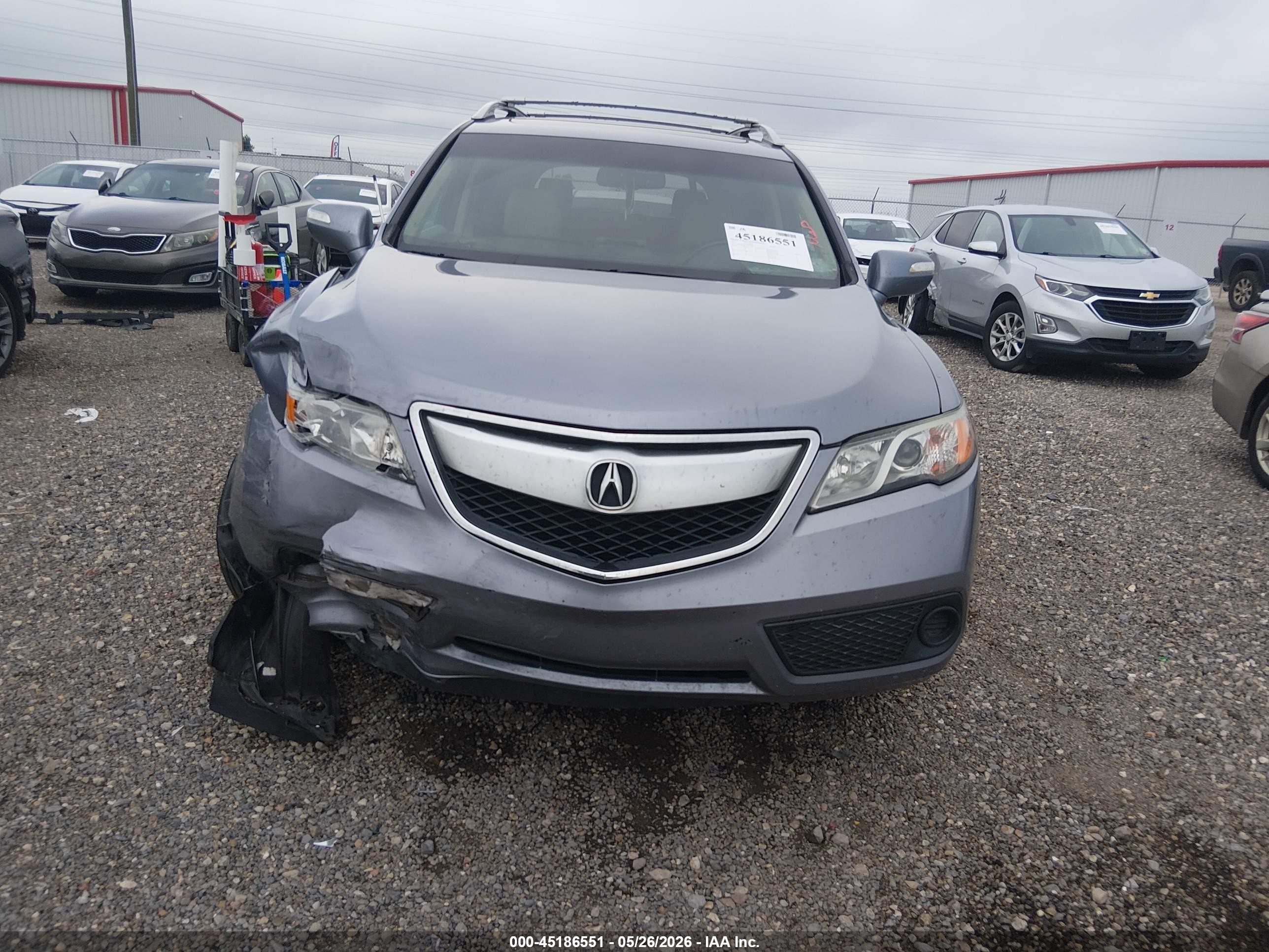 2015 Acura Rdx   Gray vin: 5J8TB3H35FL002908
