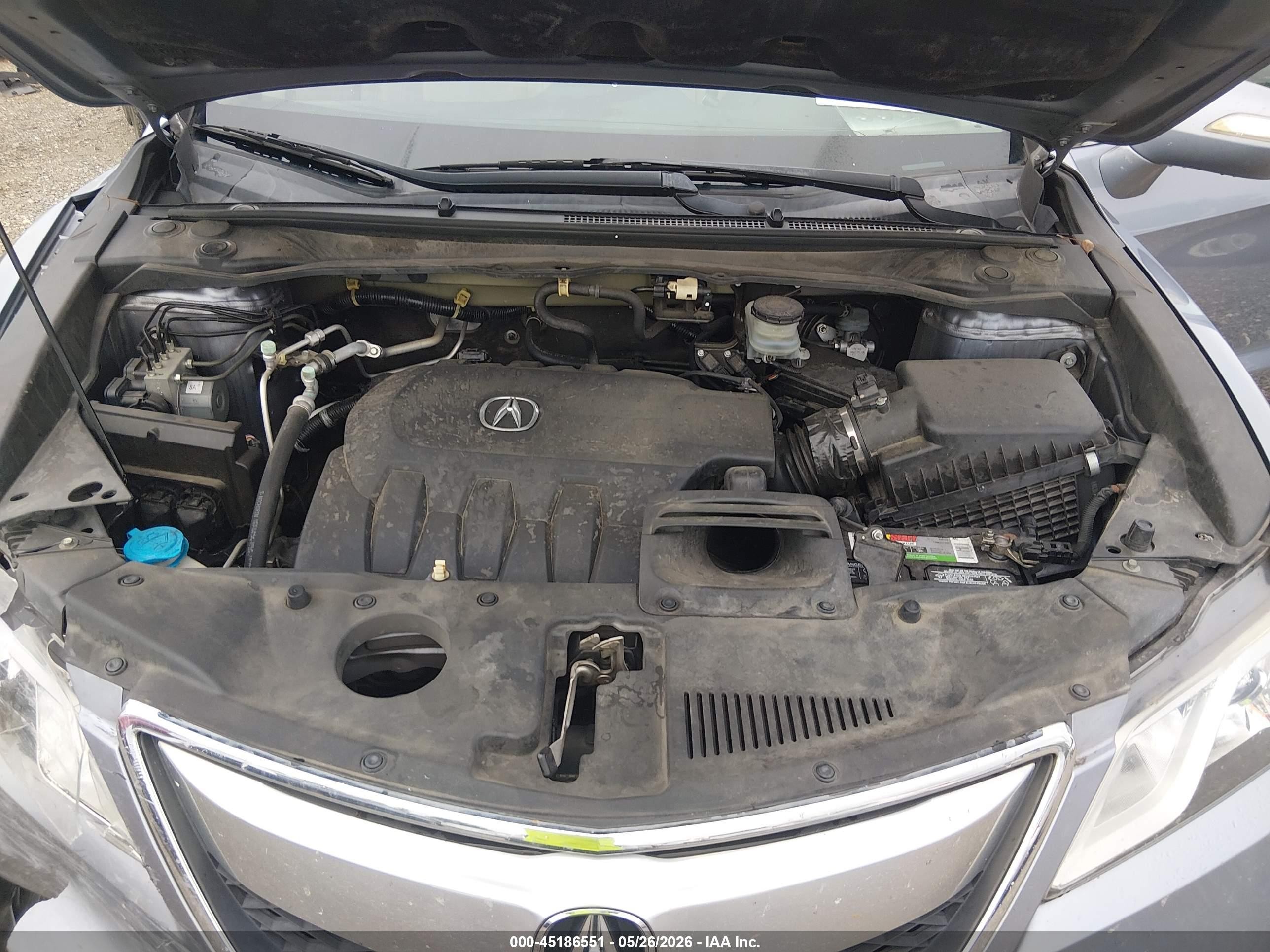 2015 Acura Rdx   Gray vin: 5J8TB3H35FL002908