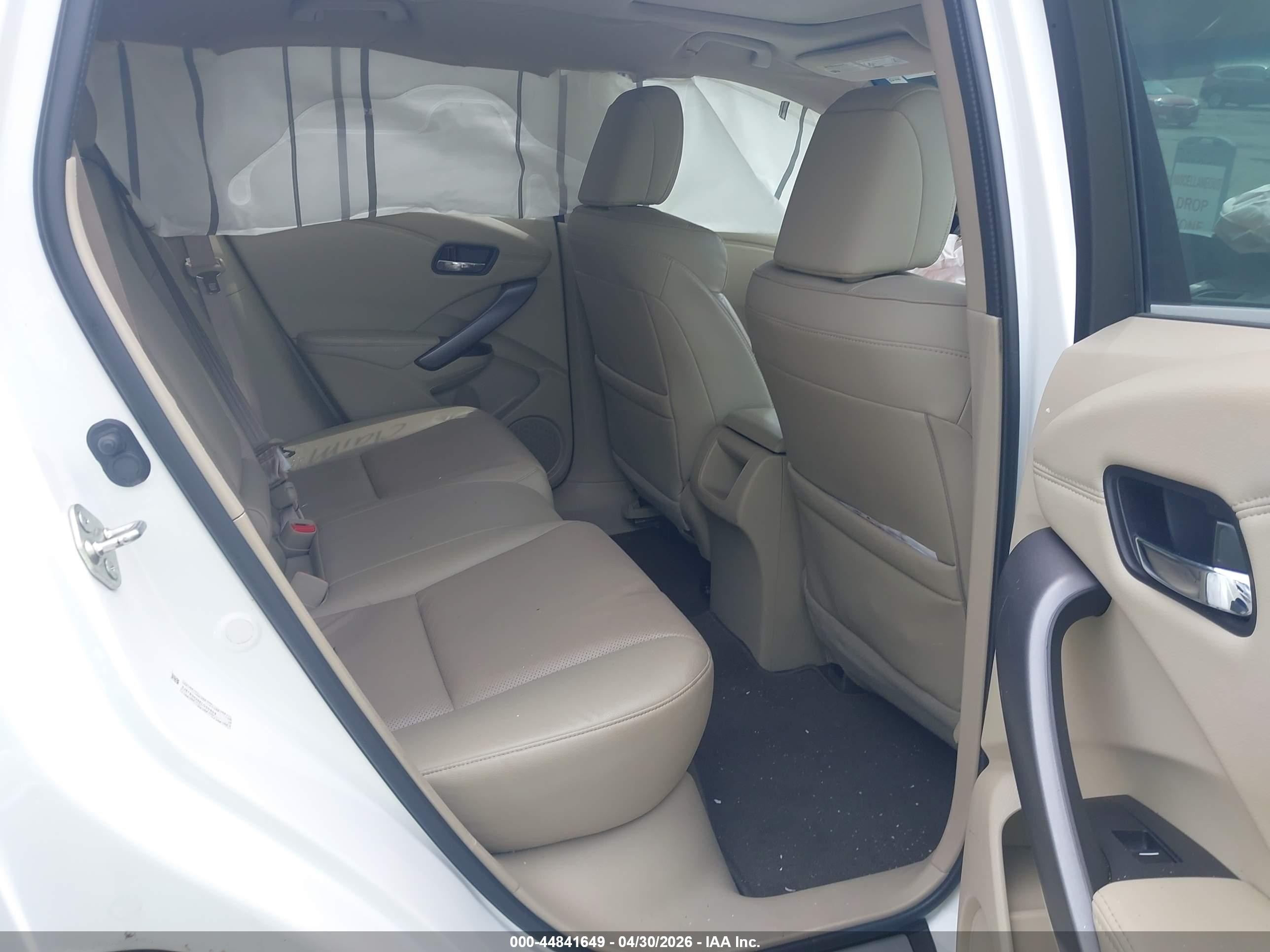 2014 Acura Rdx   White vin: 5J8TB3H36EL000809