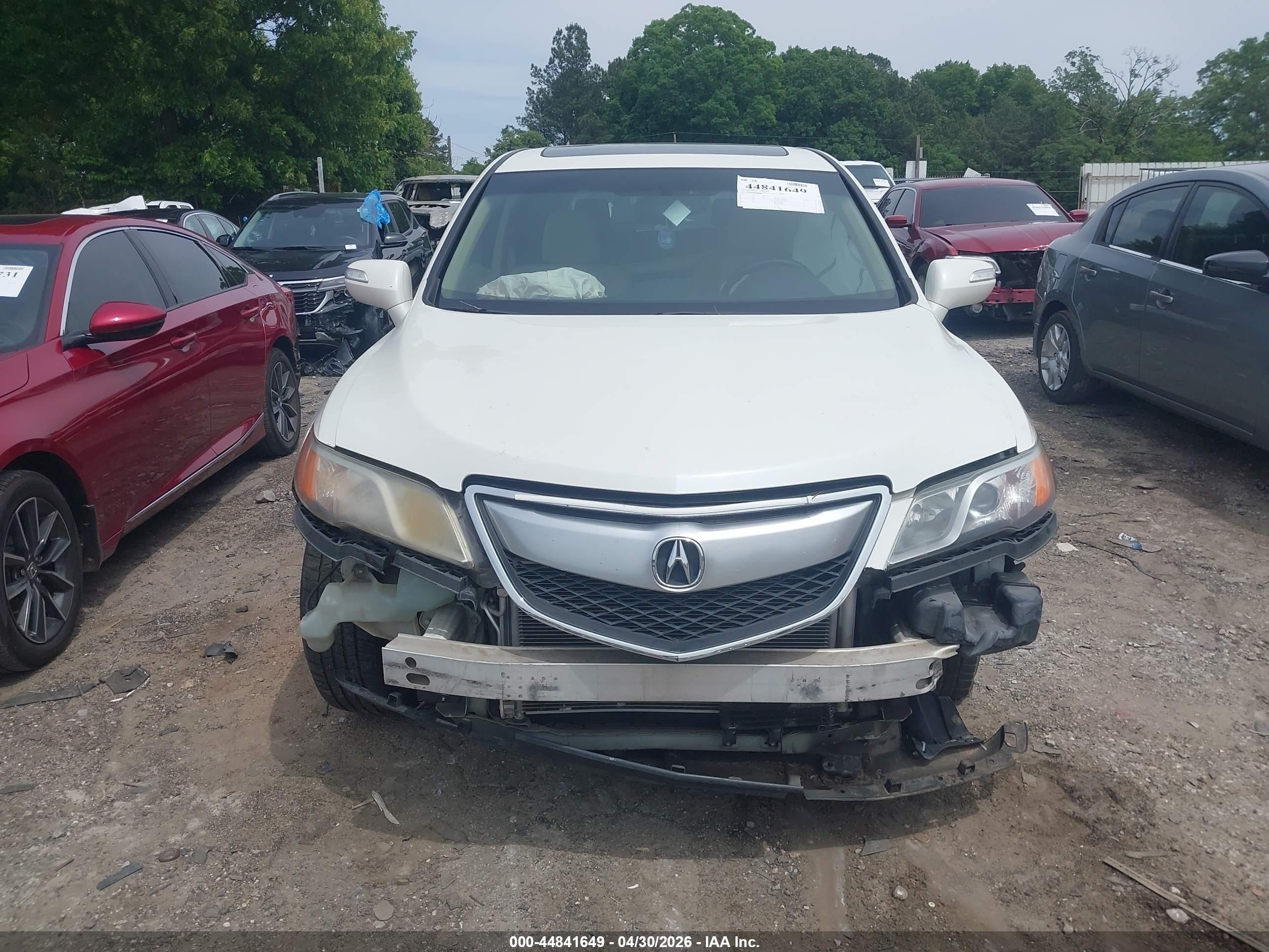 2014 Acura Rdx   White vin: 5J8TB3H36EL000809