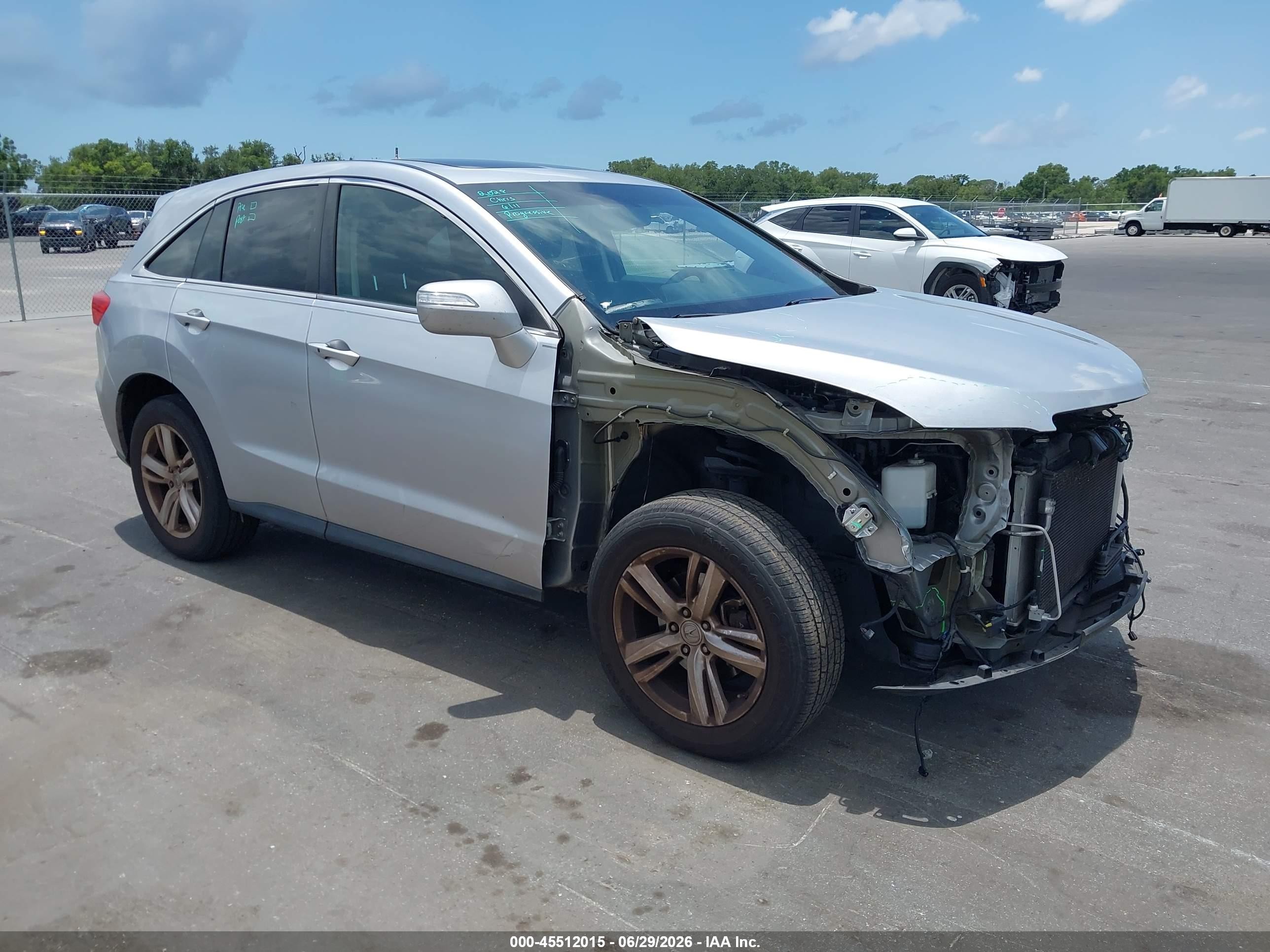 2014 Acura Rdx   Silver vin: 5J8TB3H36EL002852