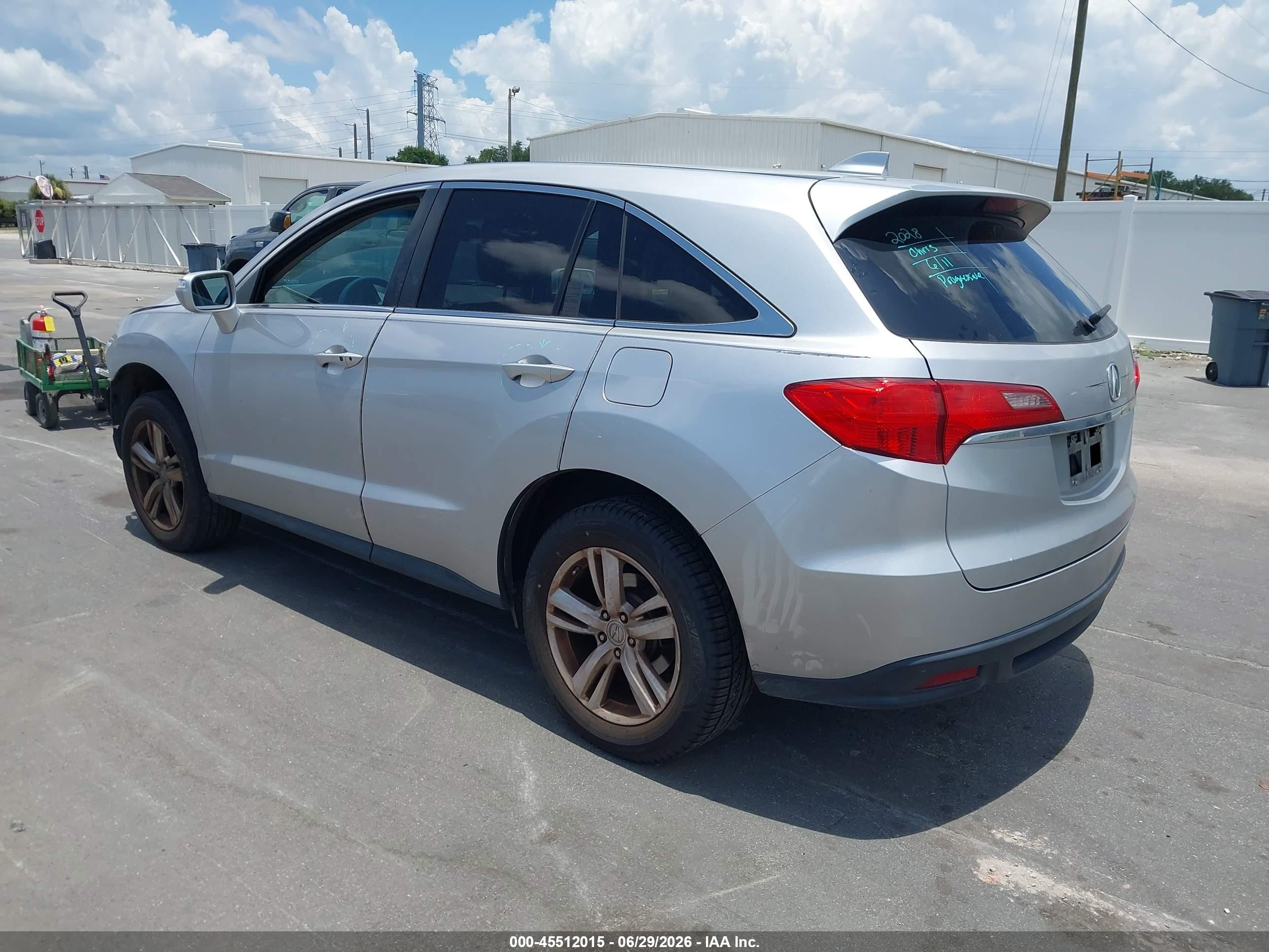 2014 Acura Rdx   Silver vin: 5J8TB3H36EL002852