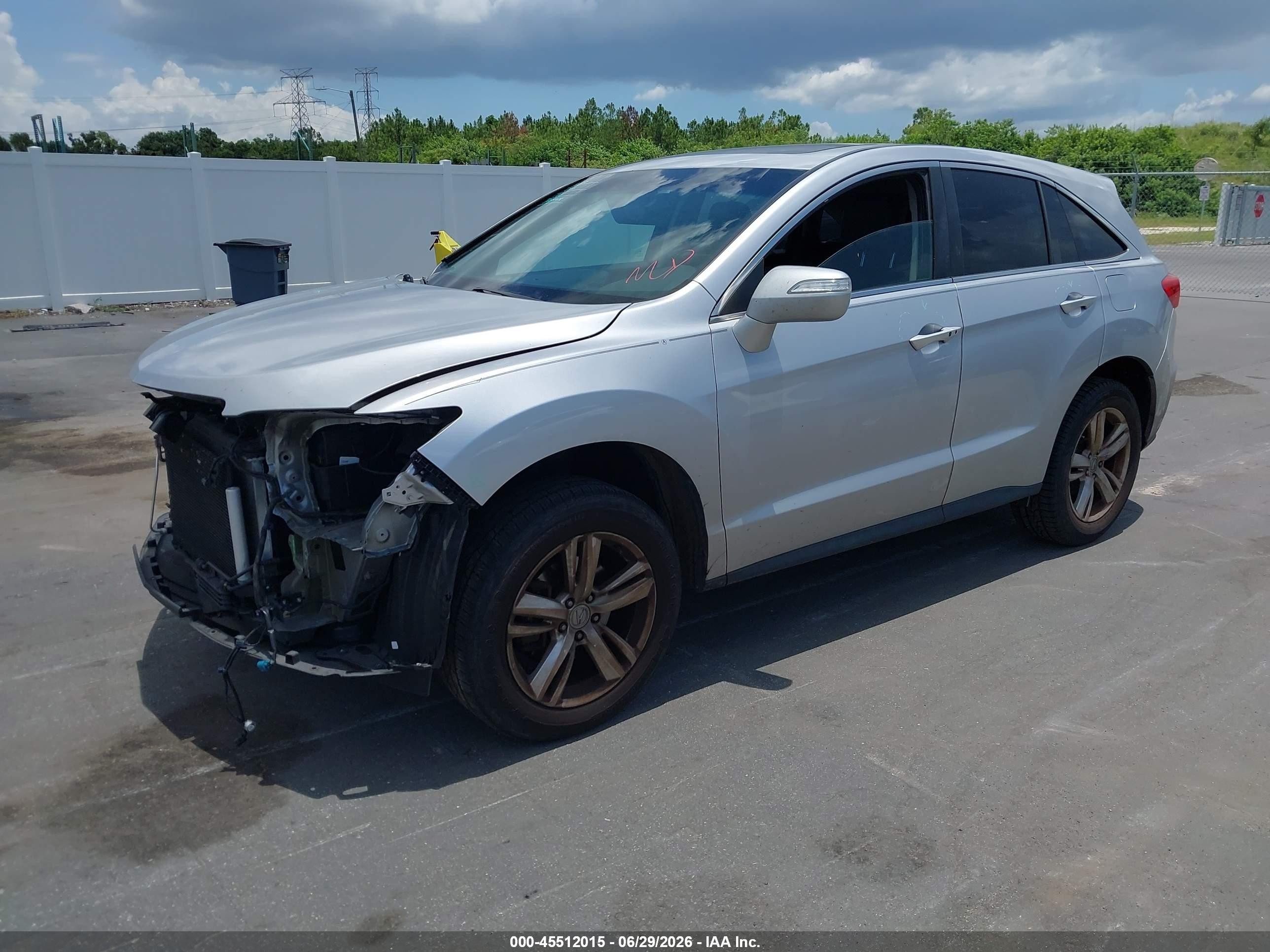 2014 Acura Rdx   Silver vin: 5J8TB3H36EL002852