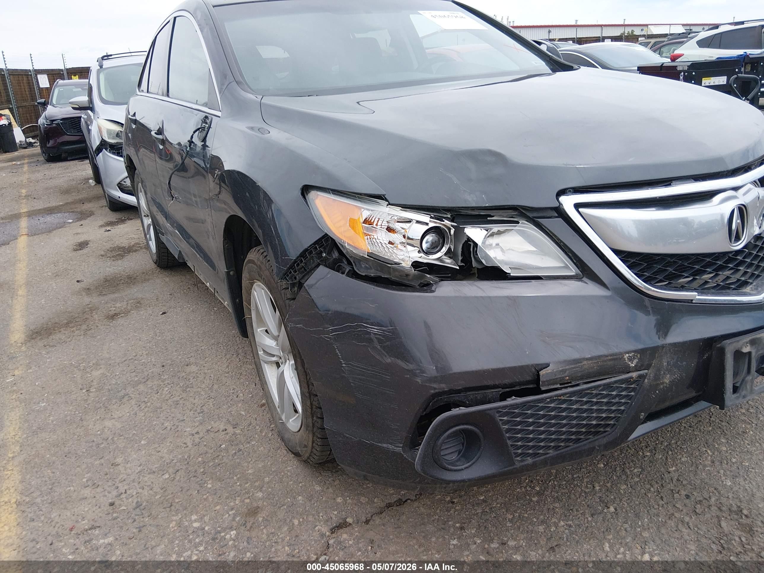 2015 Acura Rdx   Серый vin: 5J8TB3H36FL002075