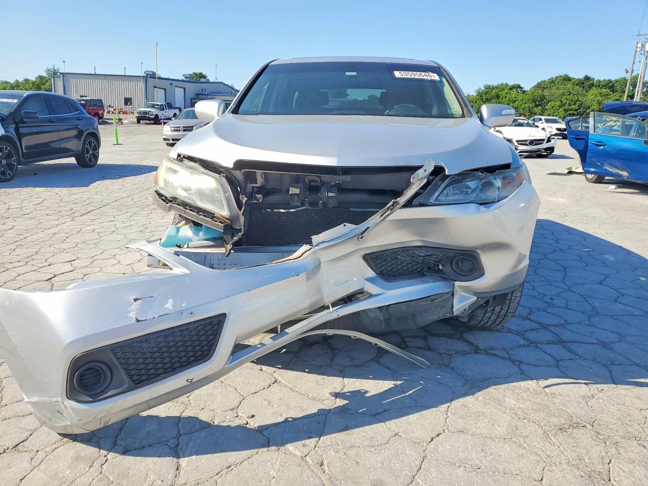 2015 Acura Rdx Silver vin: 5J8TB3H36FL009866