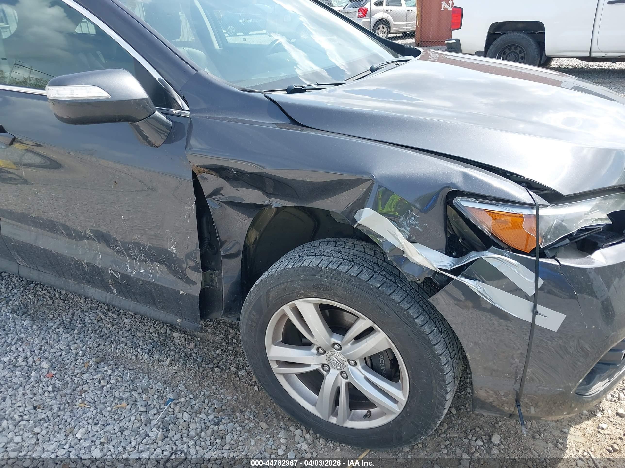 2015 Acura Rdx   Gray vin: 5J8TB3H36FL015053