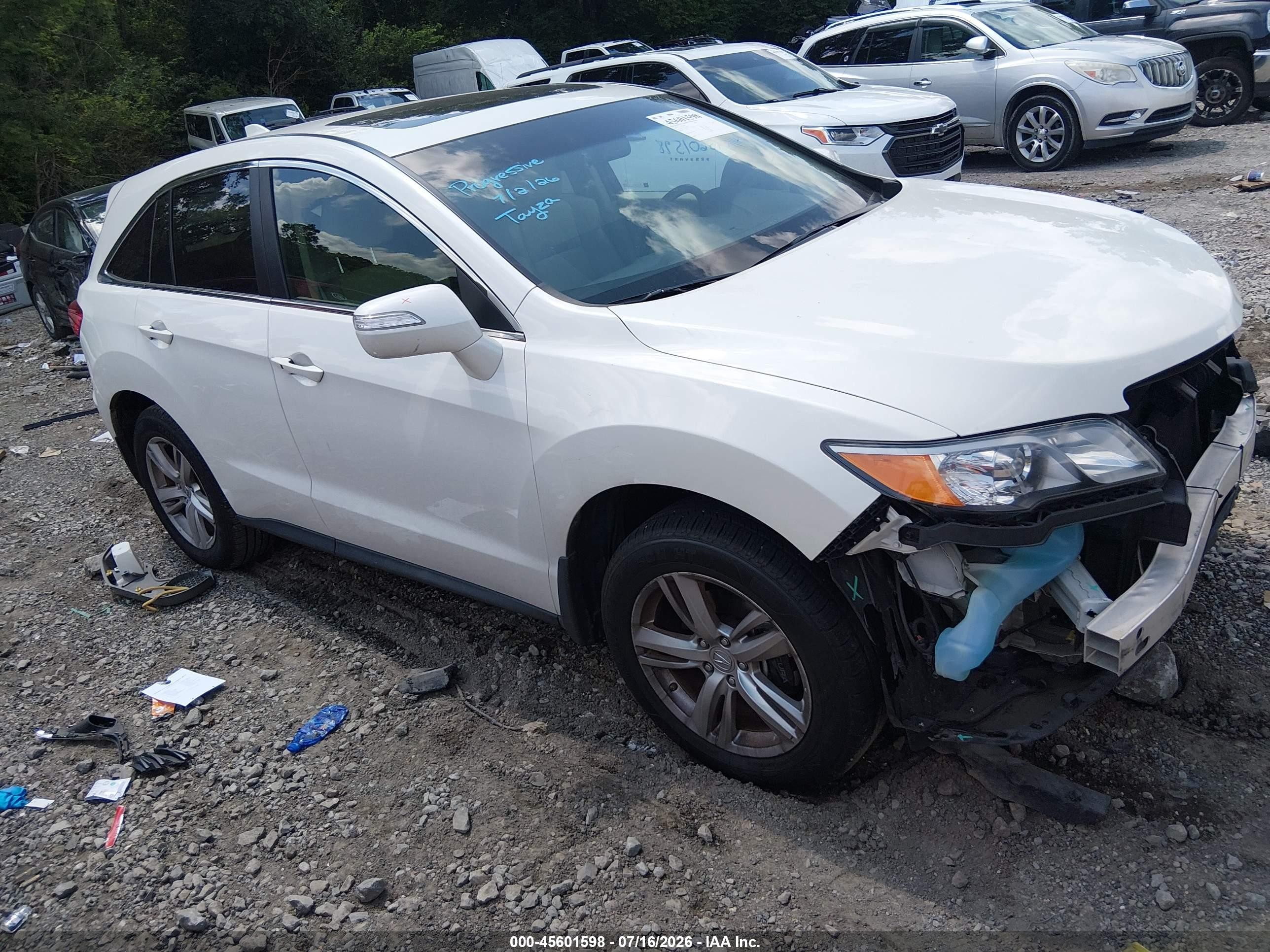 2014 Acura Rdx   Beige vin: 5J8TB3H37EL008126