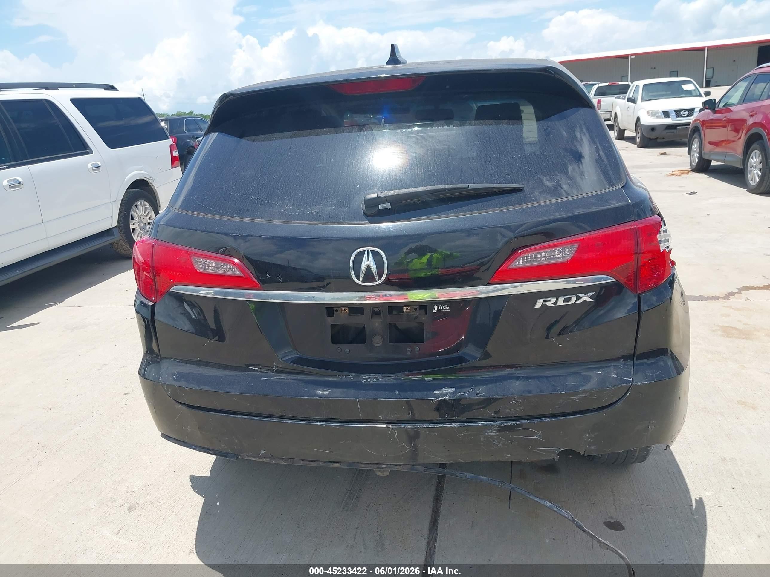 2013 Acura Rdx   Black vin: 5J8TB3H38DL015892