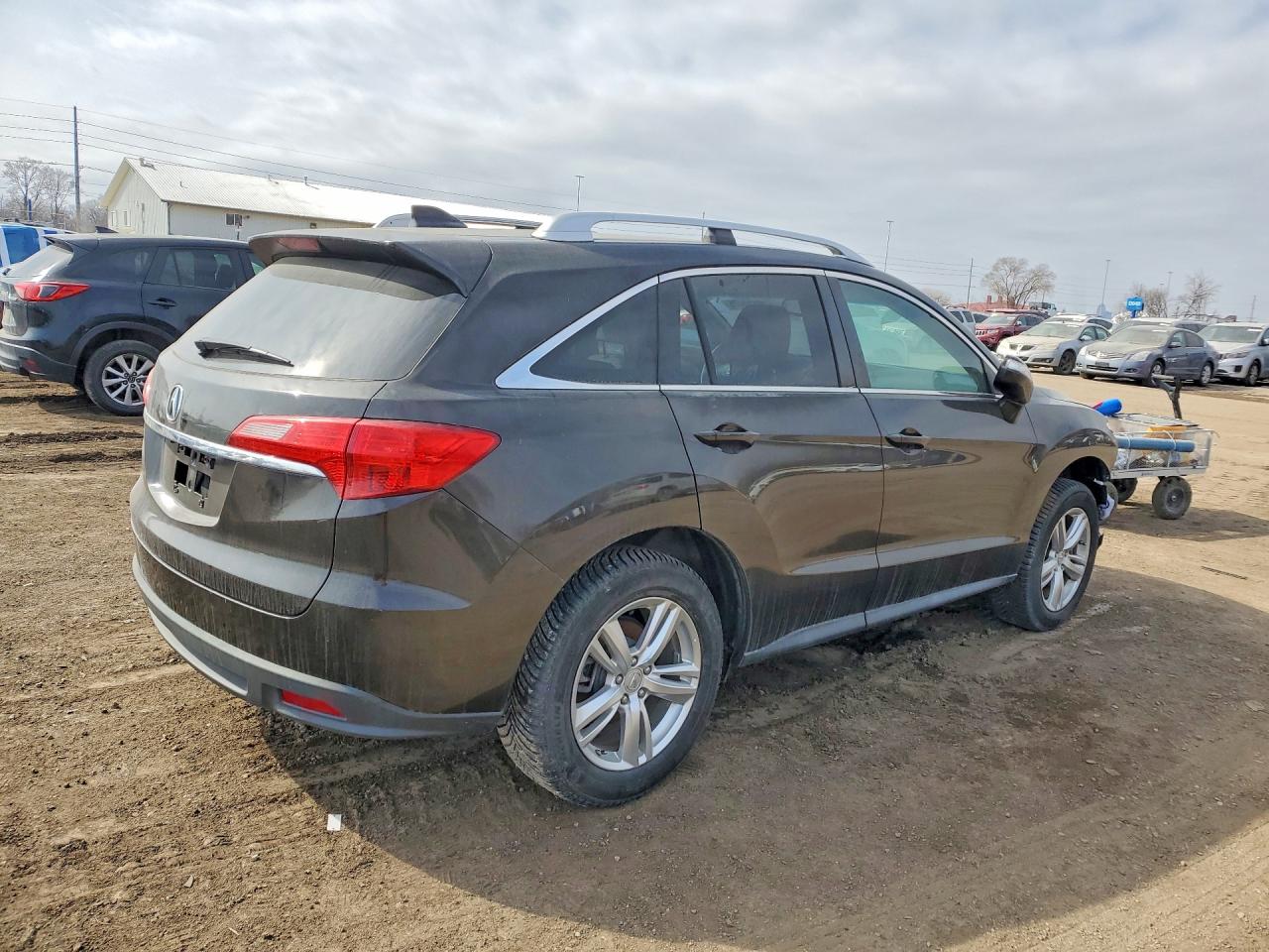 2014 Acura Rdx Gray vin: 5J8TB3H38EL010144