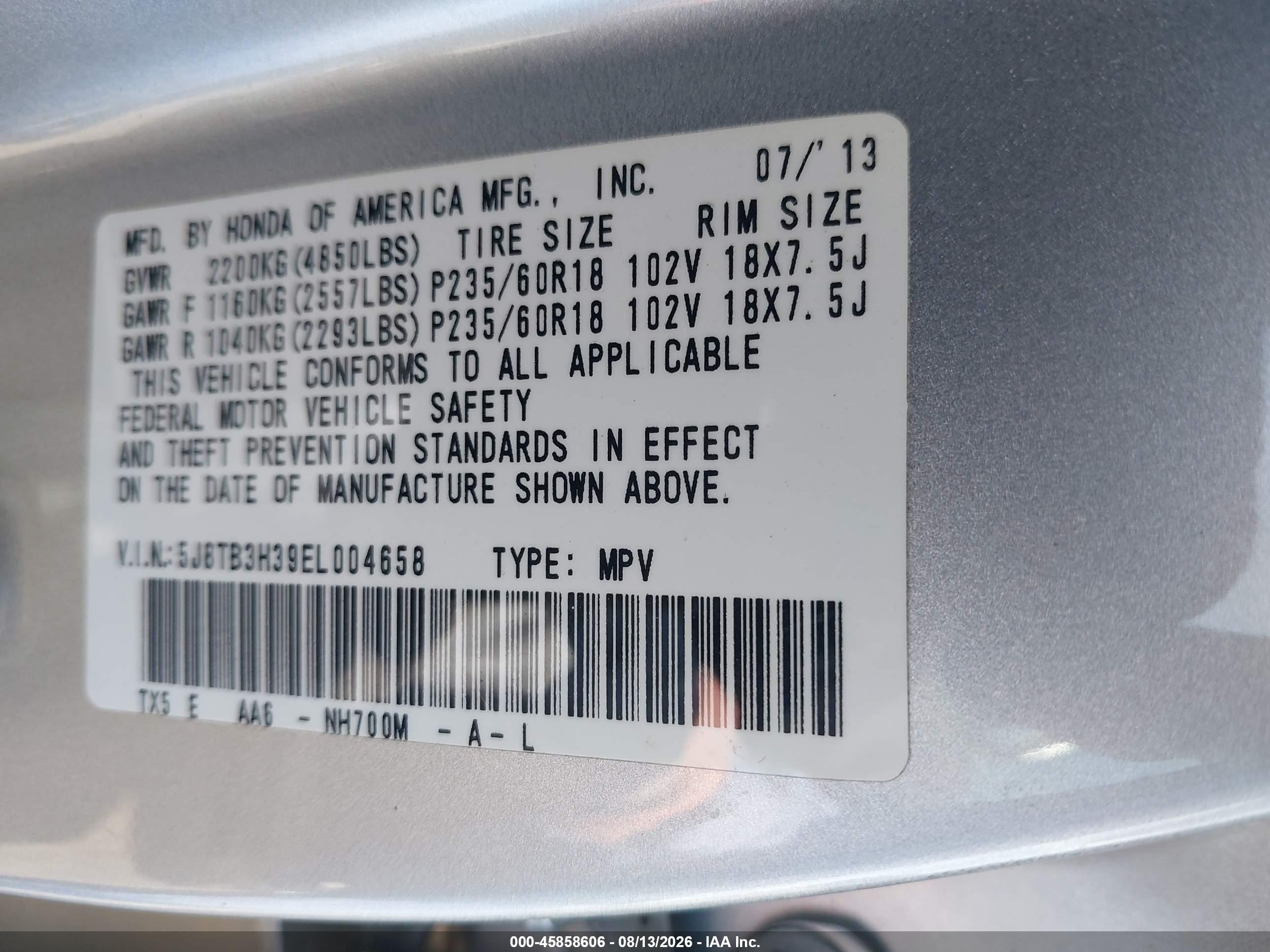 2014 Acura Rdx   Silver vin: 5J8TB3H39EL004658