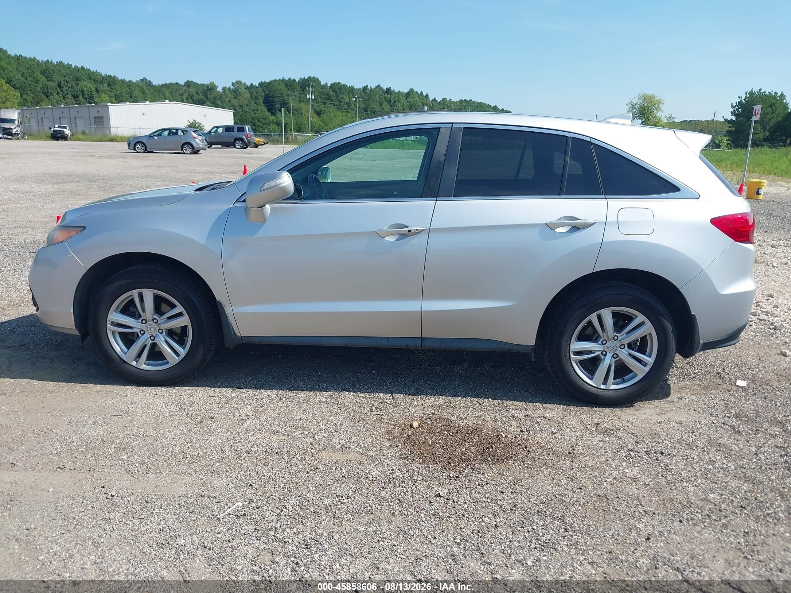 2014 Acura Rdx   Silver vin: 5J8TB3H39EL004658