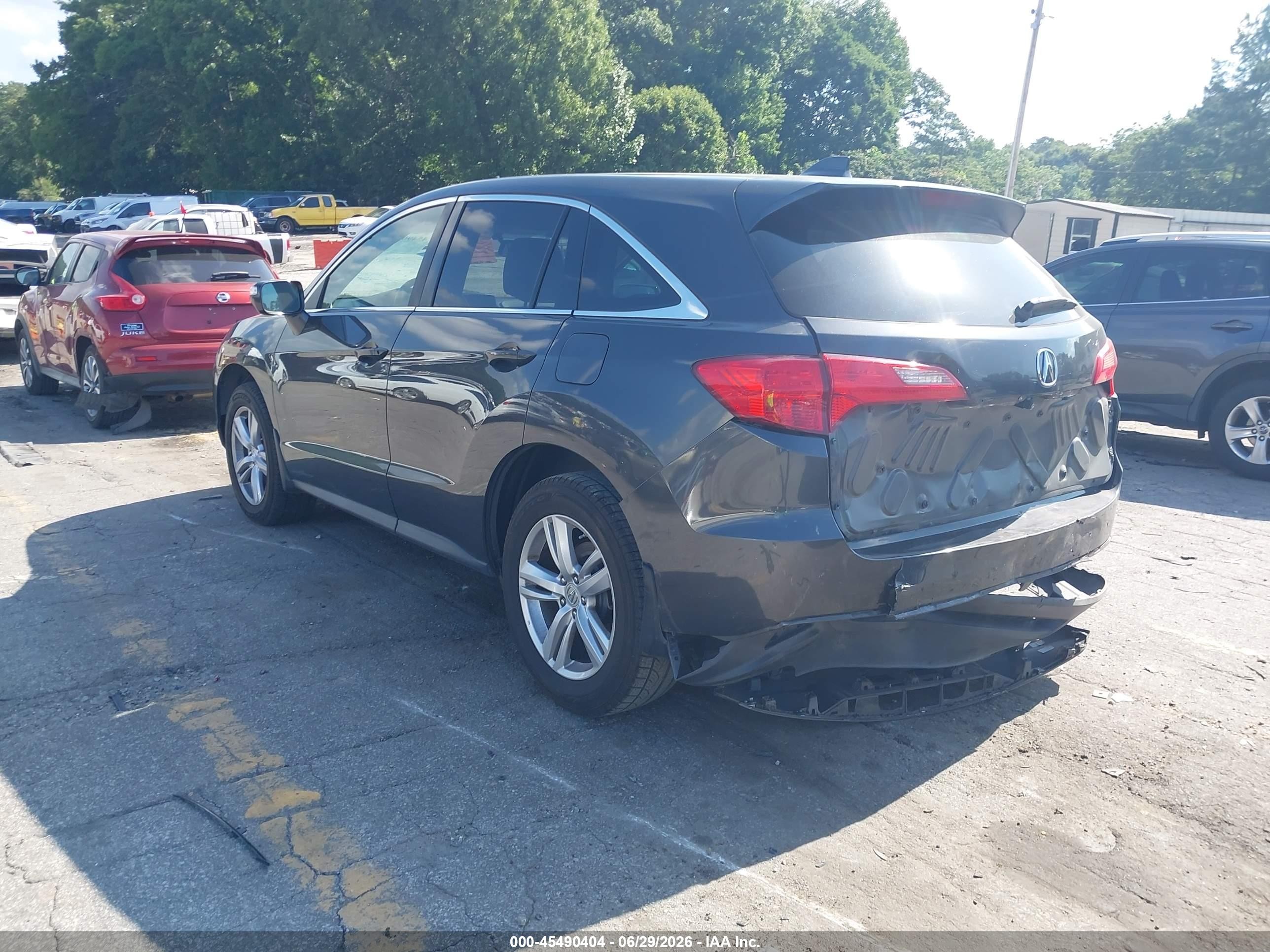 2015 Acura Rdx   Gray vin: 5J8TB3H39FL010932