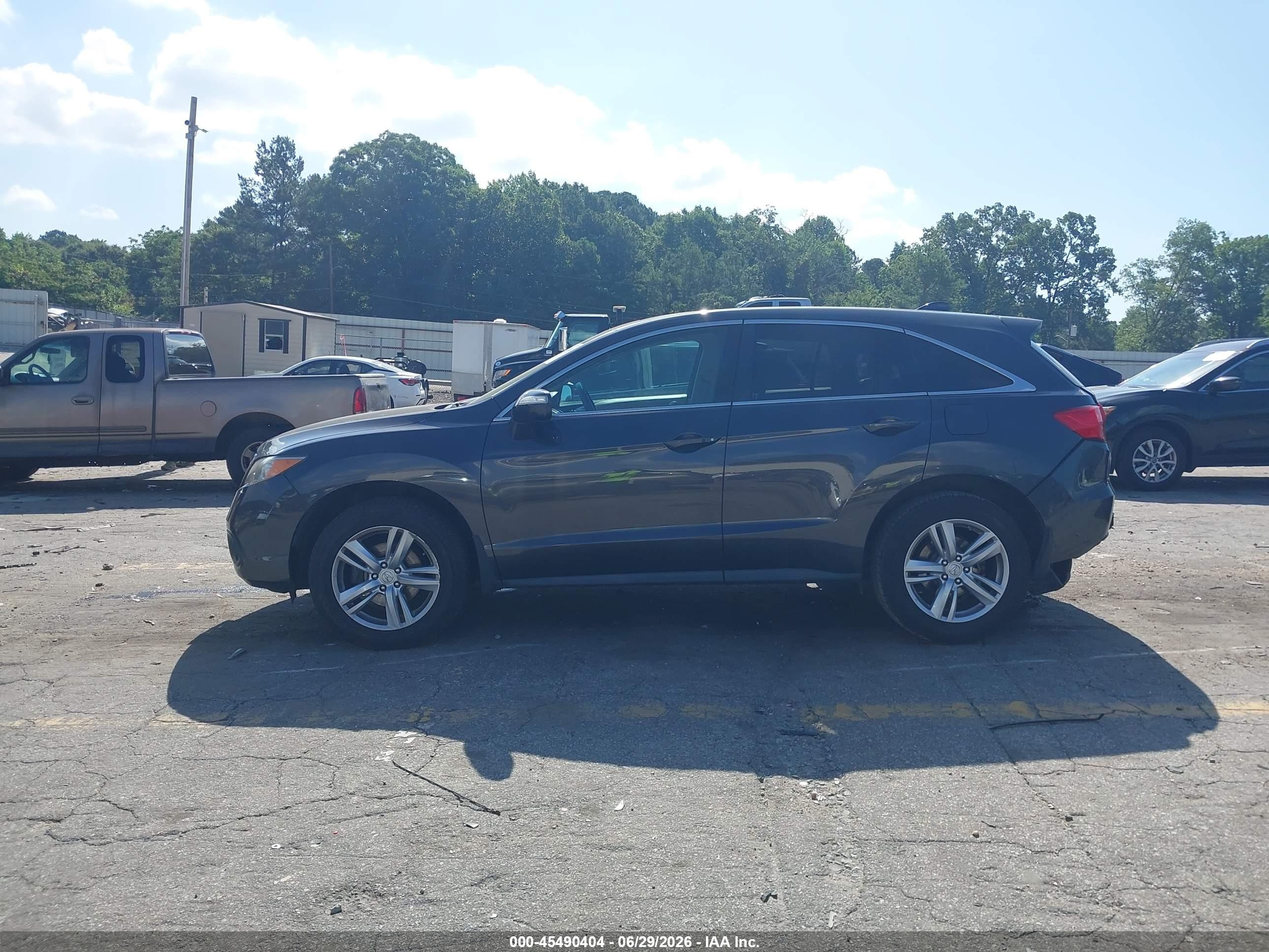 2015 Acura Rdx   Gray vin: 5J8TB3H39FL010932