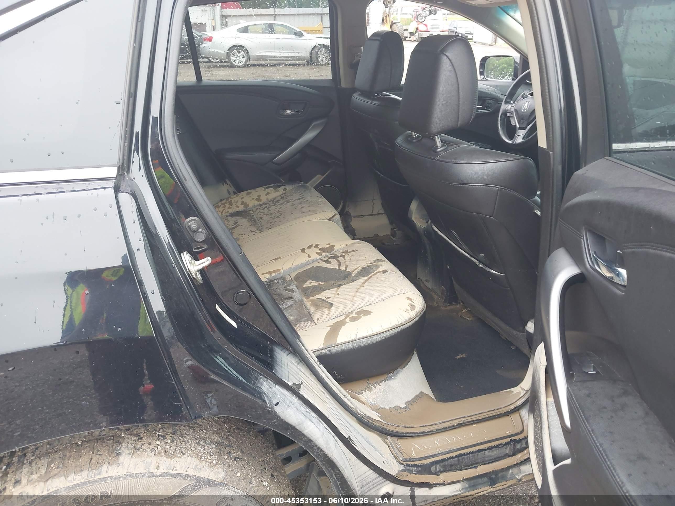 2015 Acura Rdx   Черный vin: 5J8TB3H39FL014396