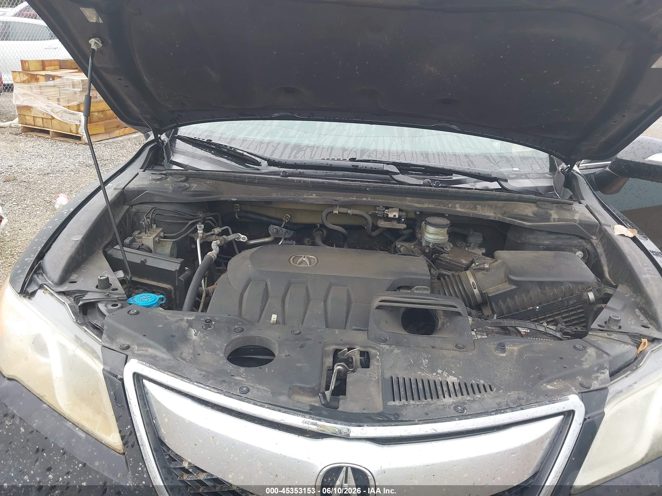 2015 Acura Rdx   Черный vin: 5J8TB3H39FL014396